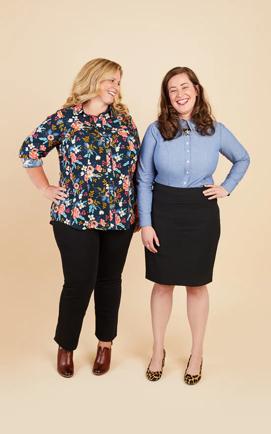 Cashmerette Harrison Shirt Pattern, size 12-32, Cup sizes C-H