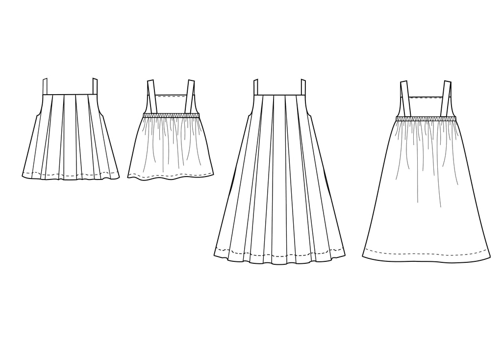 Little Rosy Cheeks - ETTLE Dress & Top - Children's Sewing Pattern