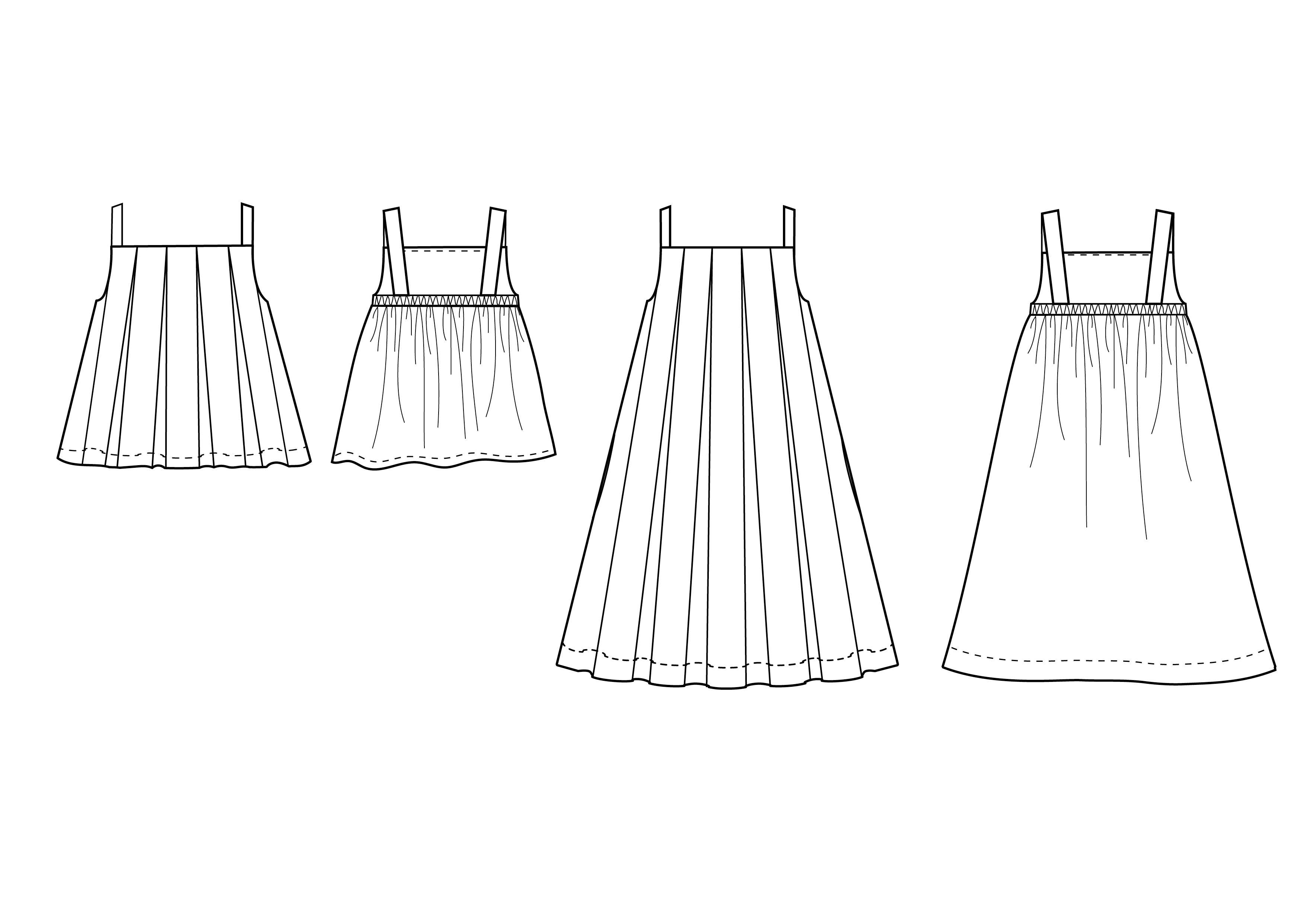 Little Rosy Cheeks - ETTLE Dress & Top - Children's Sewing Pattern
