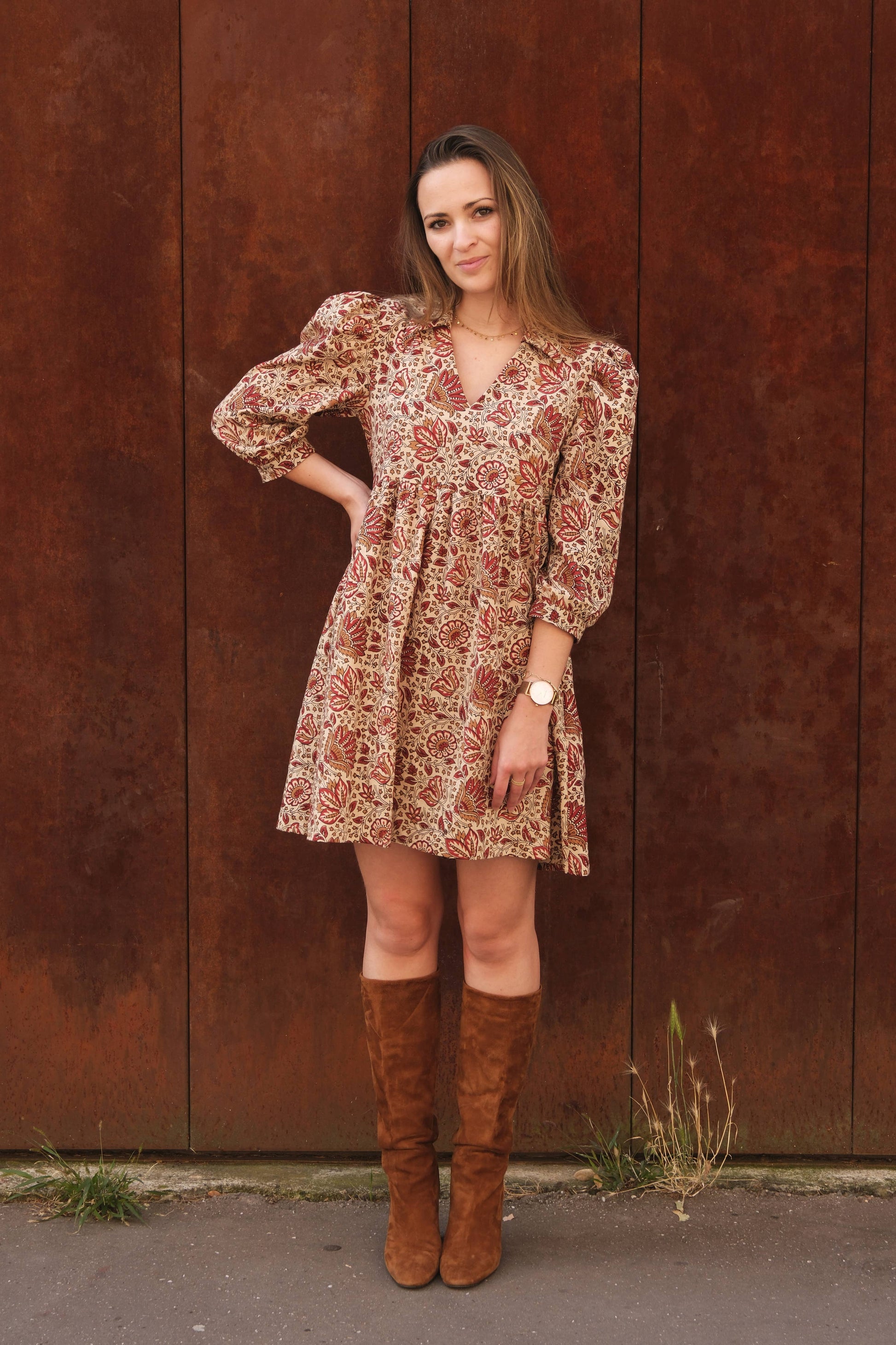 Cha' coud patterns - Lison dress: Englishman