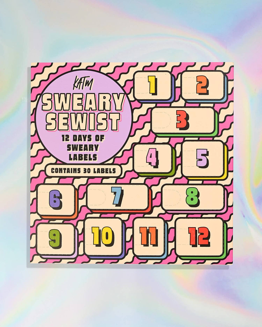 2026 Sweary Sewist Advent Calendar (12 Windows) | Case of 6