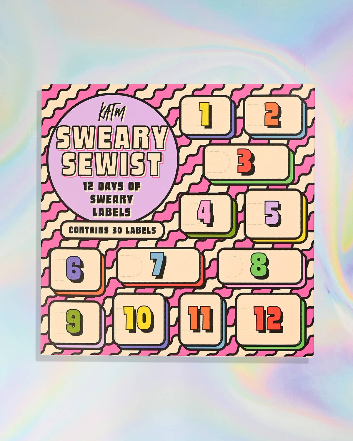 2026 Sweary Sewist Advent Calendar (12 Windows) | Case of 6