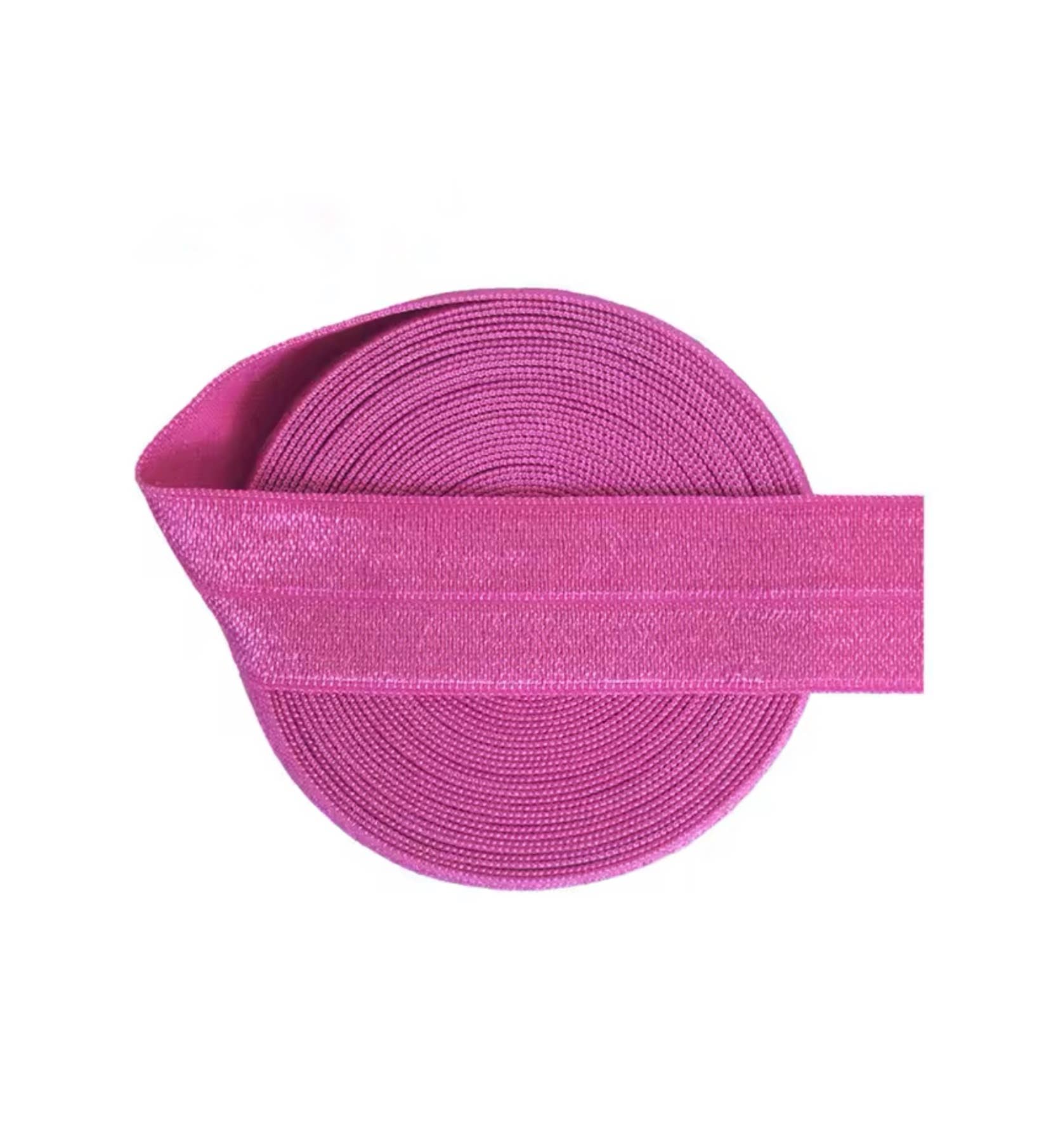 Azalea  fold over elastic,  pink girl elastic band : By yard