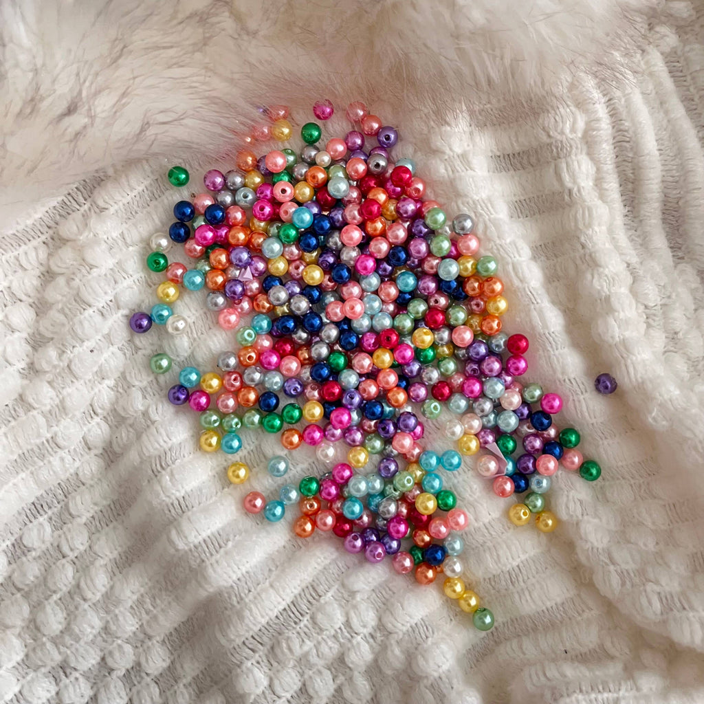 Acrylic beads for jewelry 