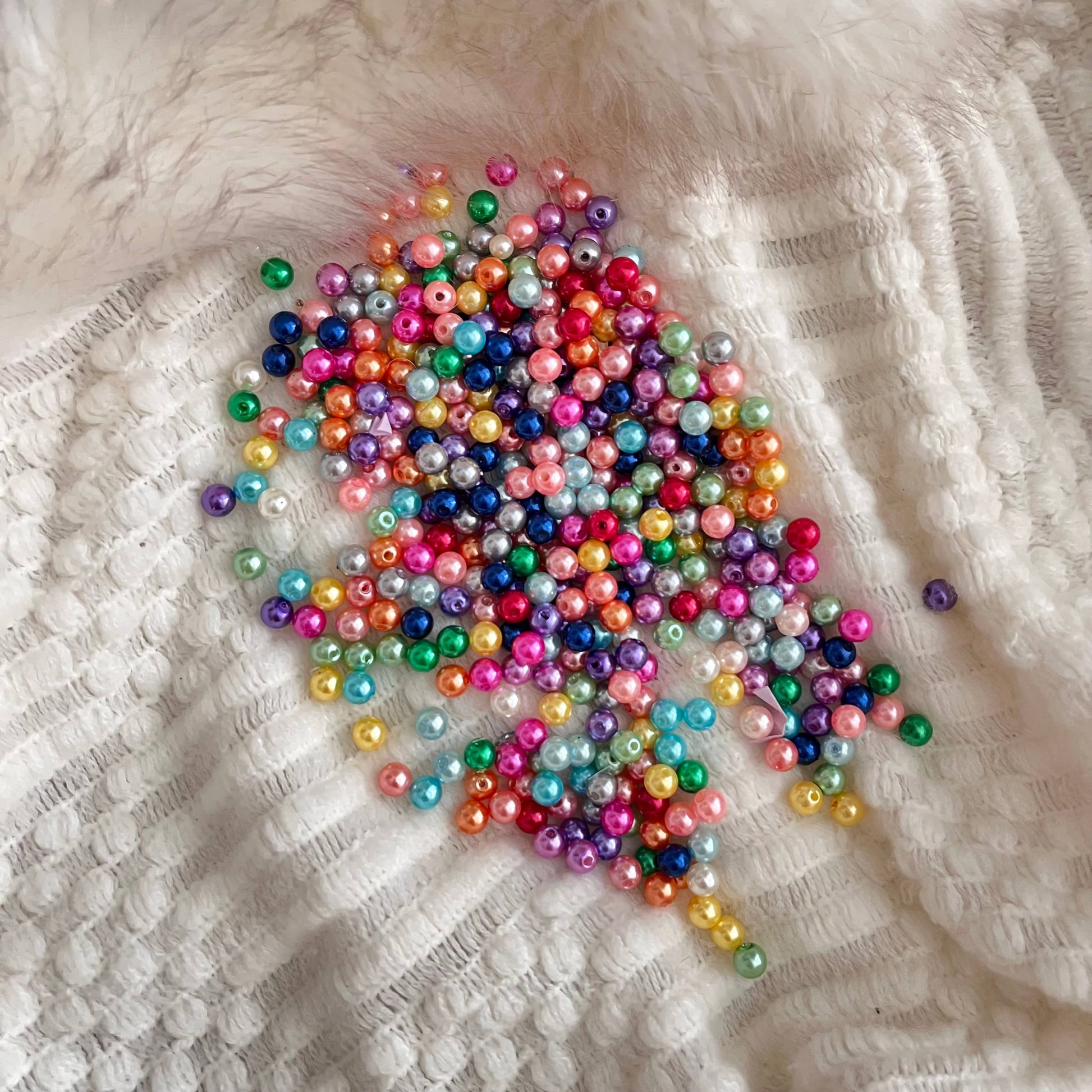 Acrylic beads for jewelry 