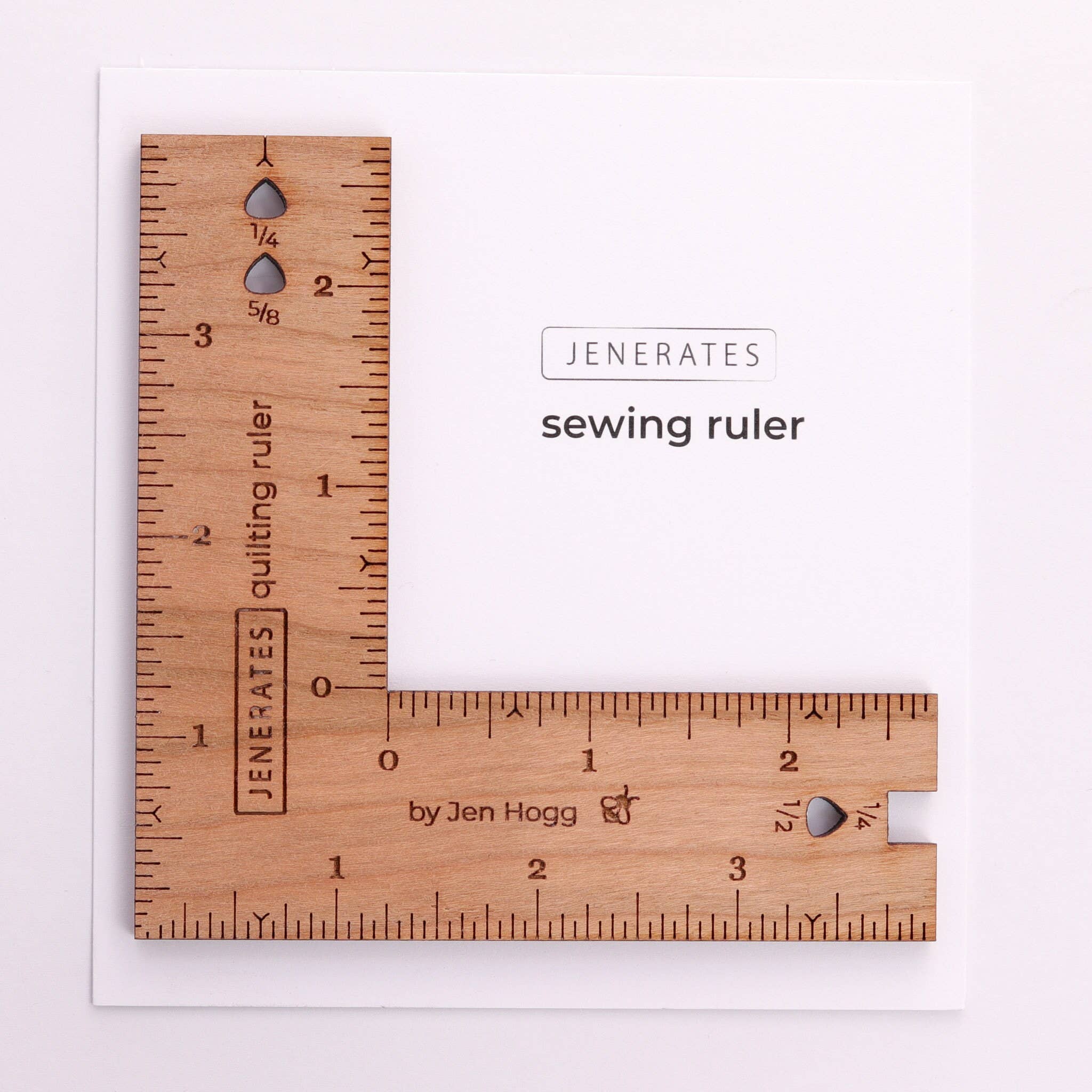 Jenerates Sewing Rulers: Sewing Ruler: Imperial