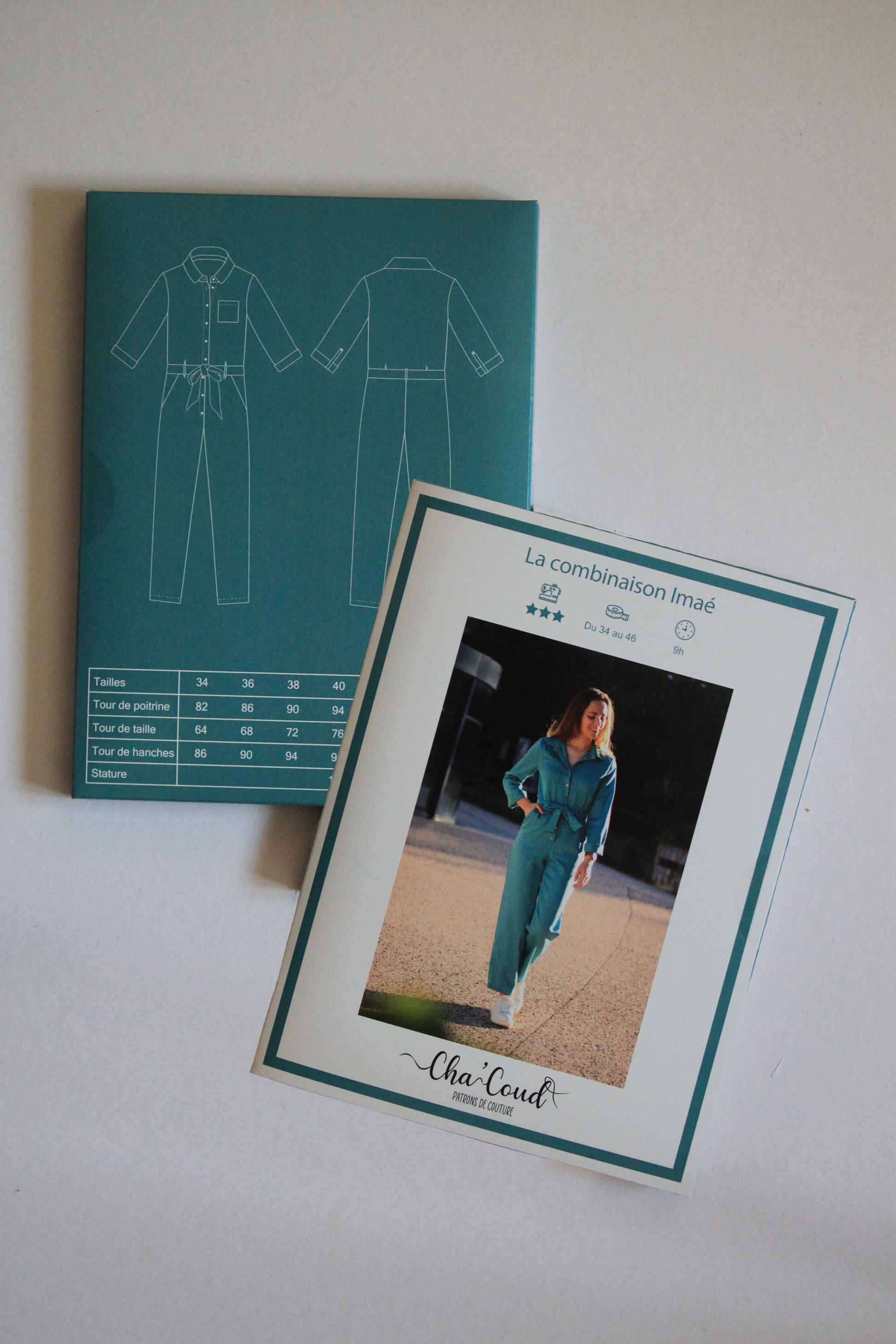 Cha' coud patterns - Imaé jumpsuit : Englishman