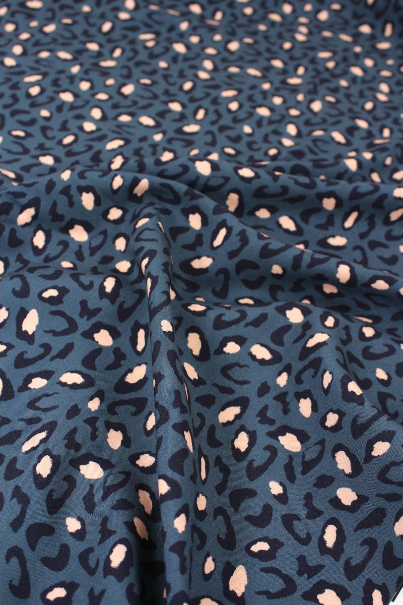 Viscose Fabric – Bagheera Blue – Eglantine et Zoé