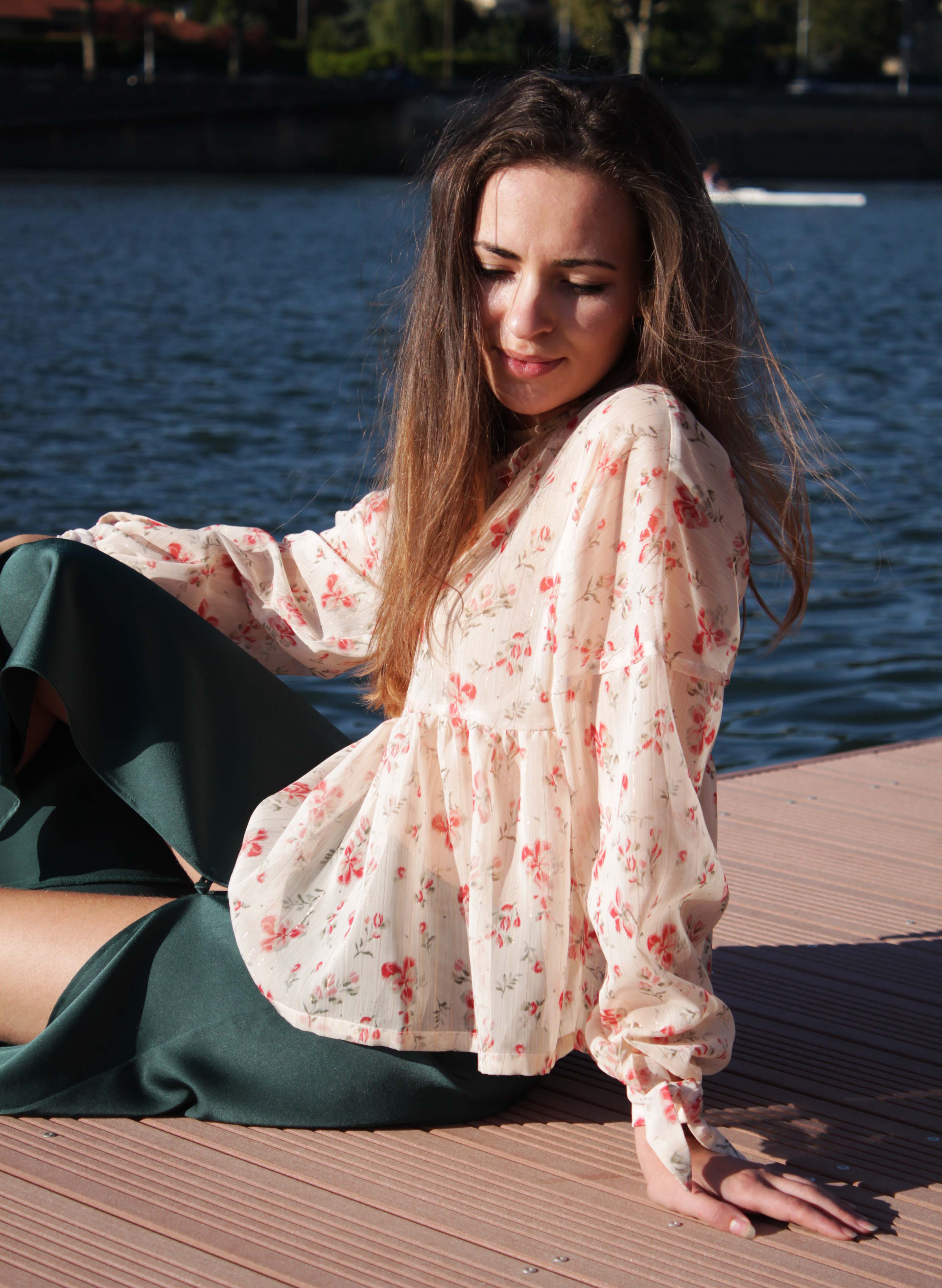Cha' coud patterns - The Lehoïa blouse - French