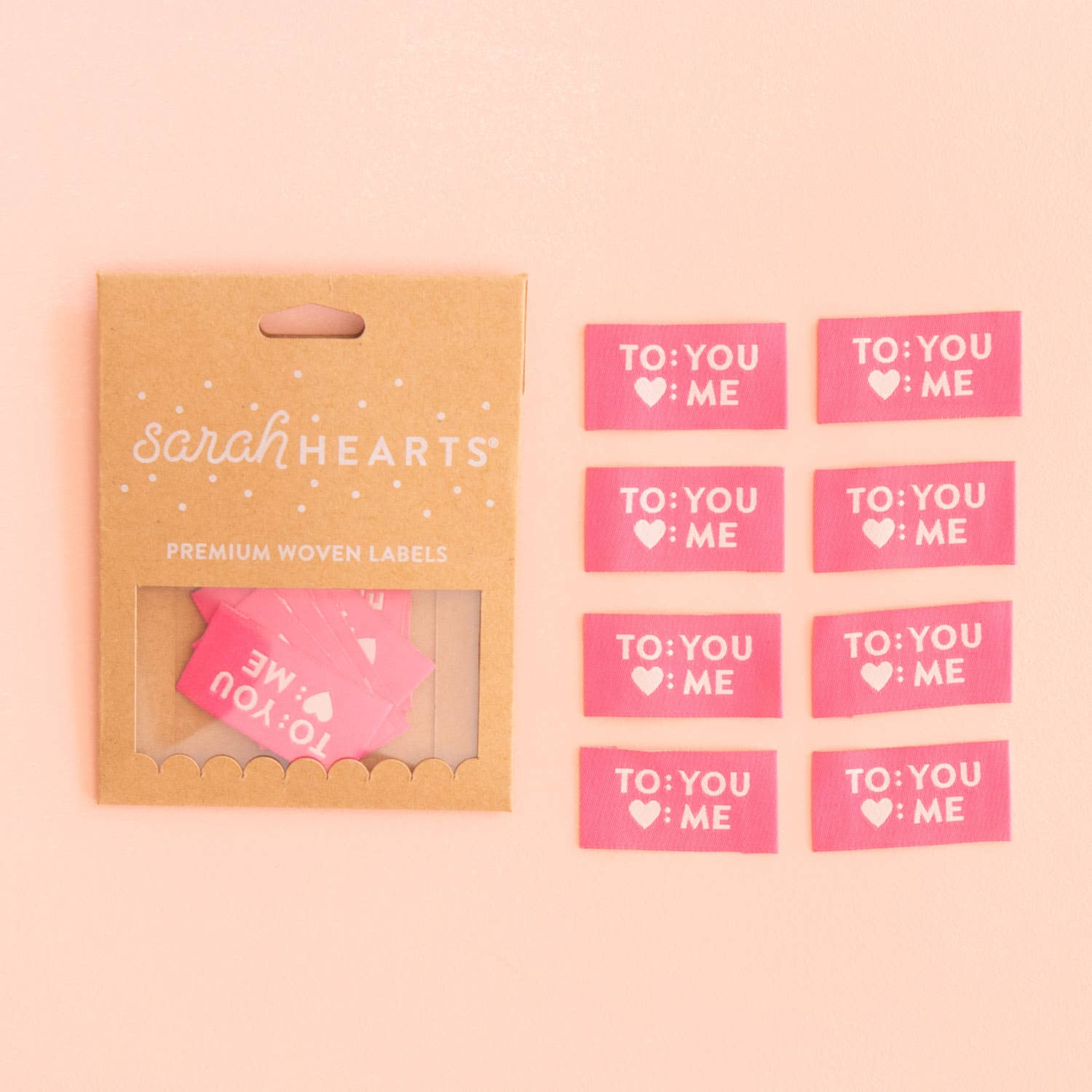 Sarah Hearts - To You Love Me - Sewing Woven Clothing Labels