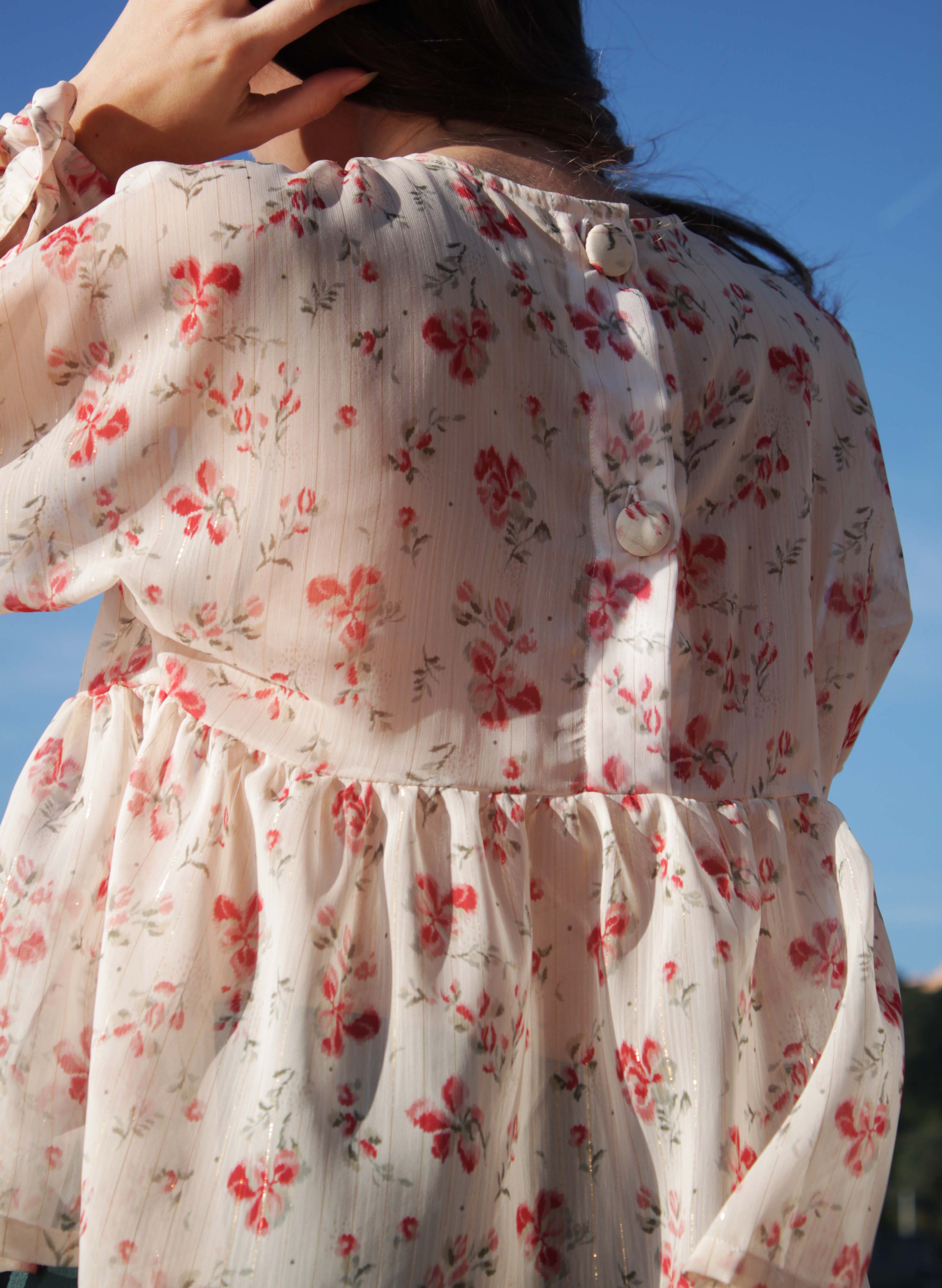 Cha' coud patterns - The Lehoïa blouse - French