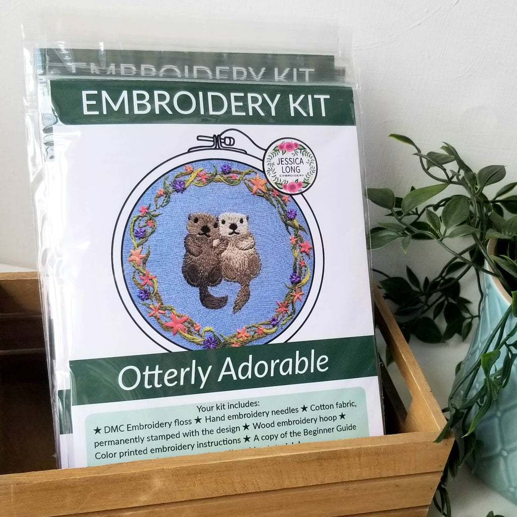 Jessica Long - Otterly Adorable Embroidery Kit
