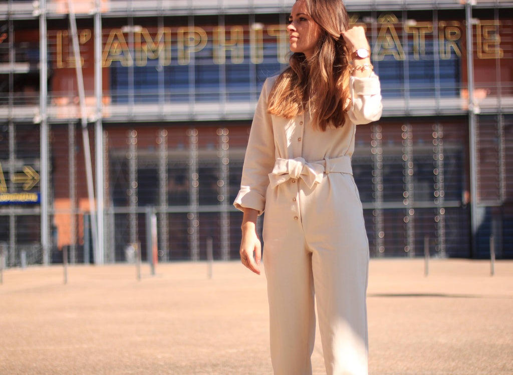 Cha' coud patterns - Imaé jumpsuit : Englishman