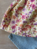 Atelier 27 Felicità print ECOVERO viscose Moroccan crepe, watercolour florals on ivory