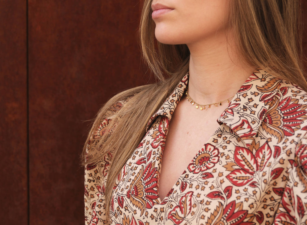 Cha' coud patterns - Lison dress: Englishman