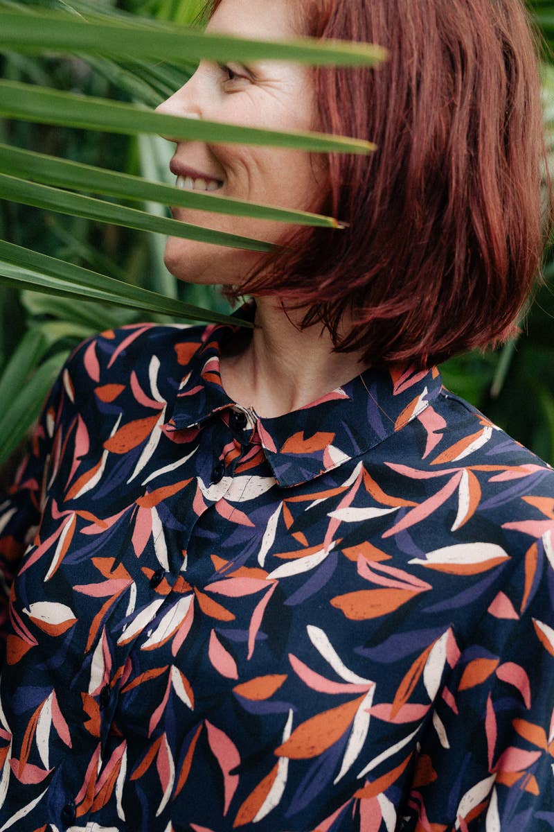 Viscose Fabric – Mowgli Ink Blue – Eglantine et Zoé