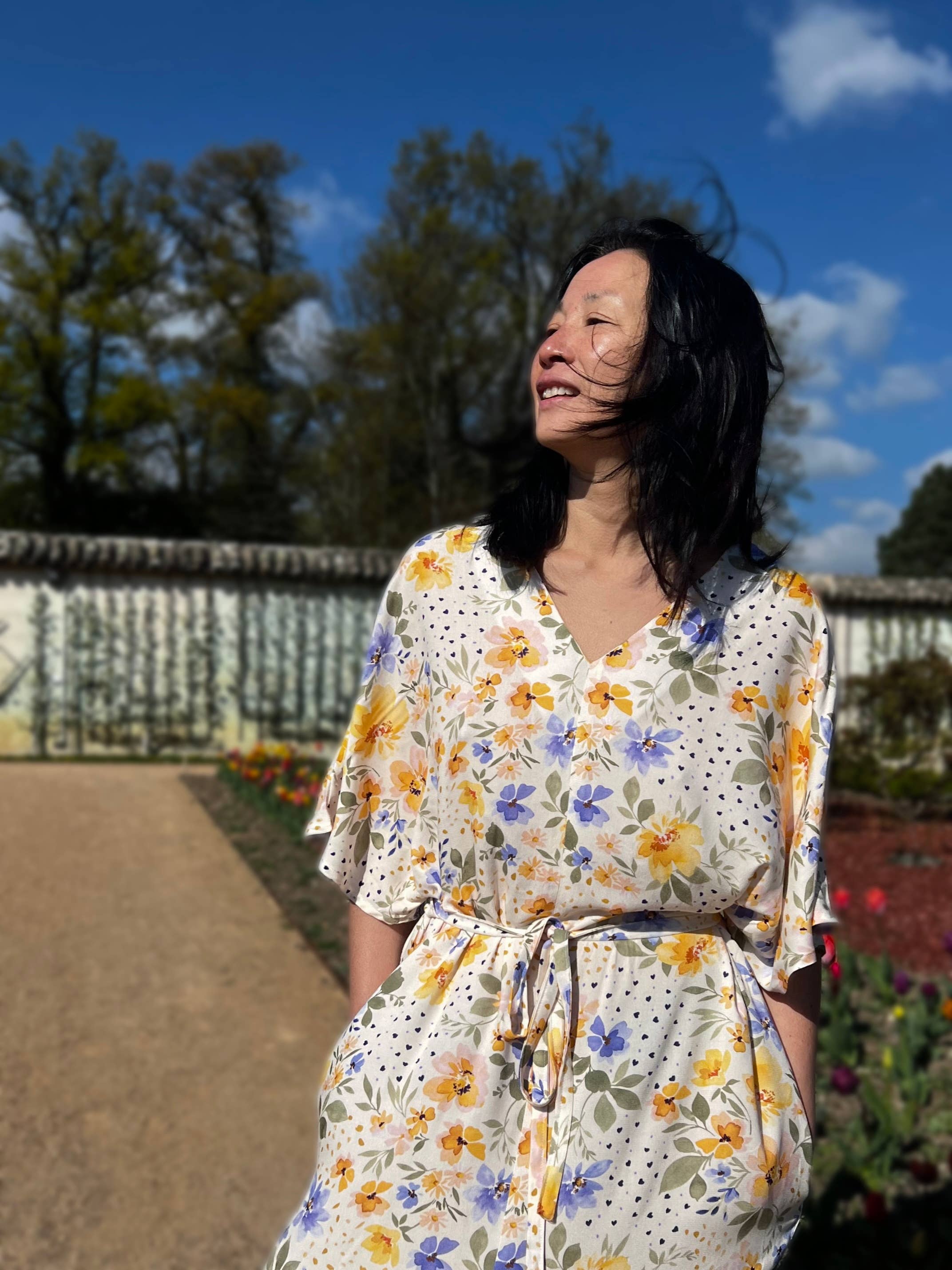 Viscose crepe fabric - Mélia in pastel - My Dress Made
