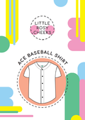 Little Rosy Cheeks - ACE Baseball Shirt pattern - Children's Sewing Pattern