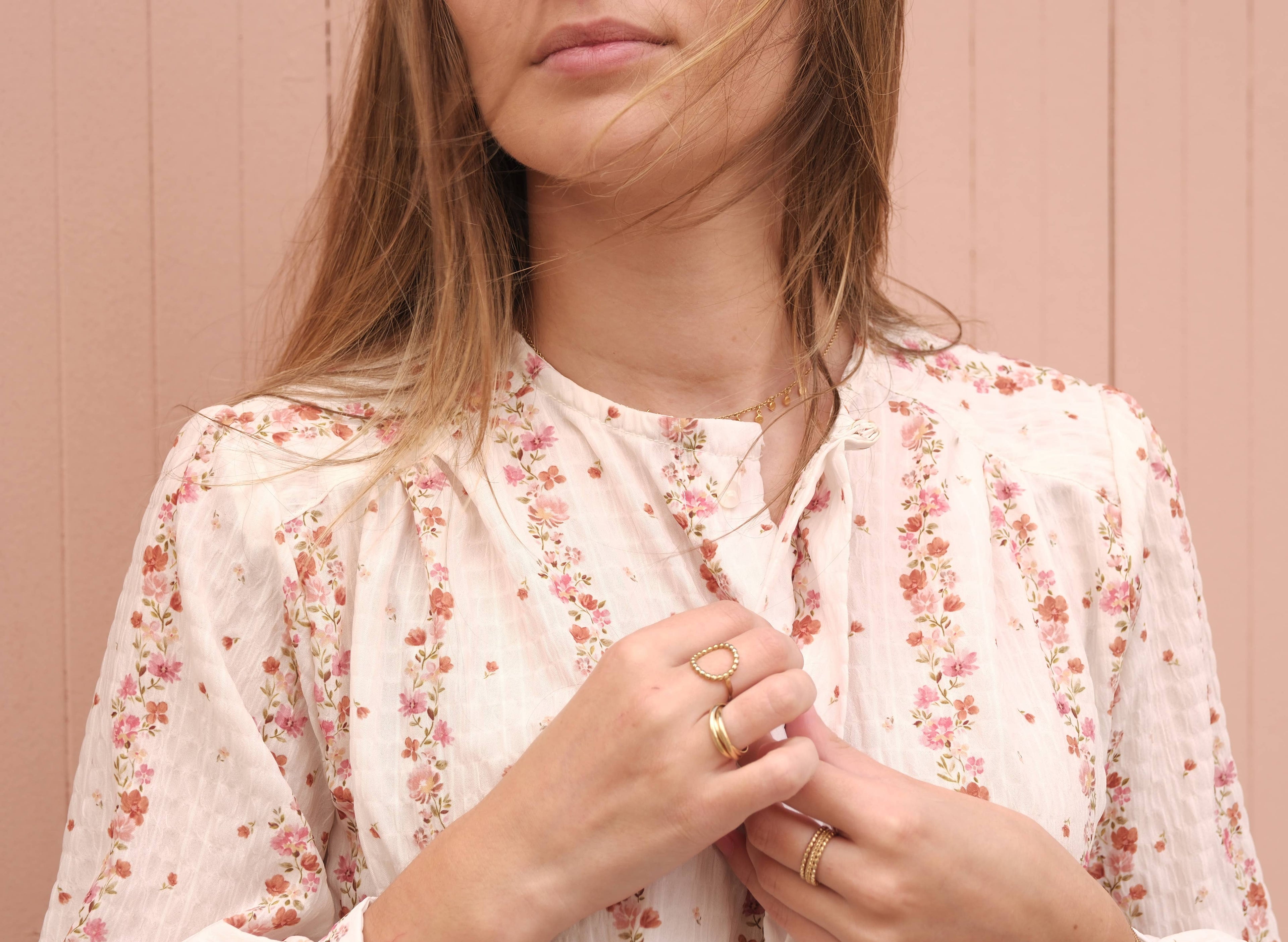 Cha' coud patterns - Maritza shirt - English