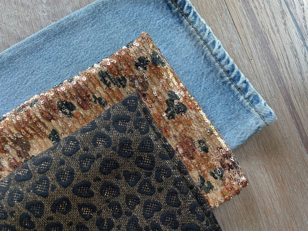 Jacquard Fabric- Leo Black & Gold - Atelier 27