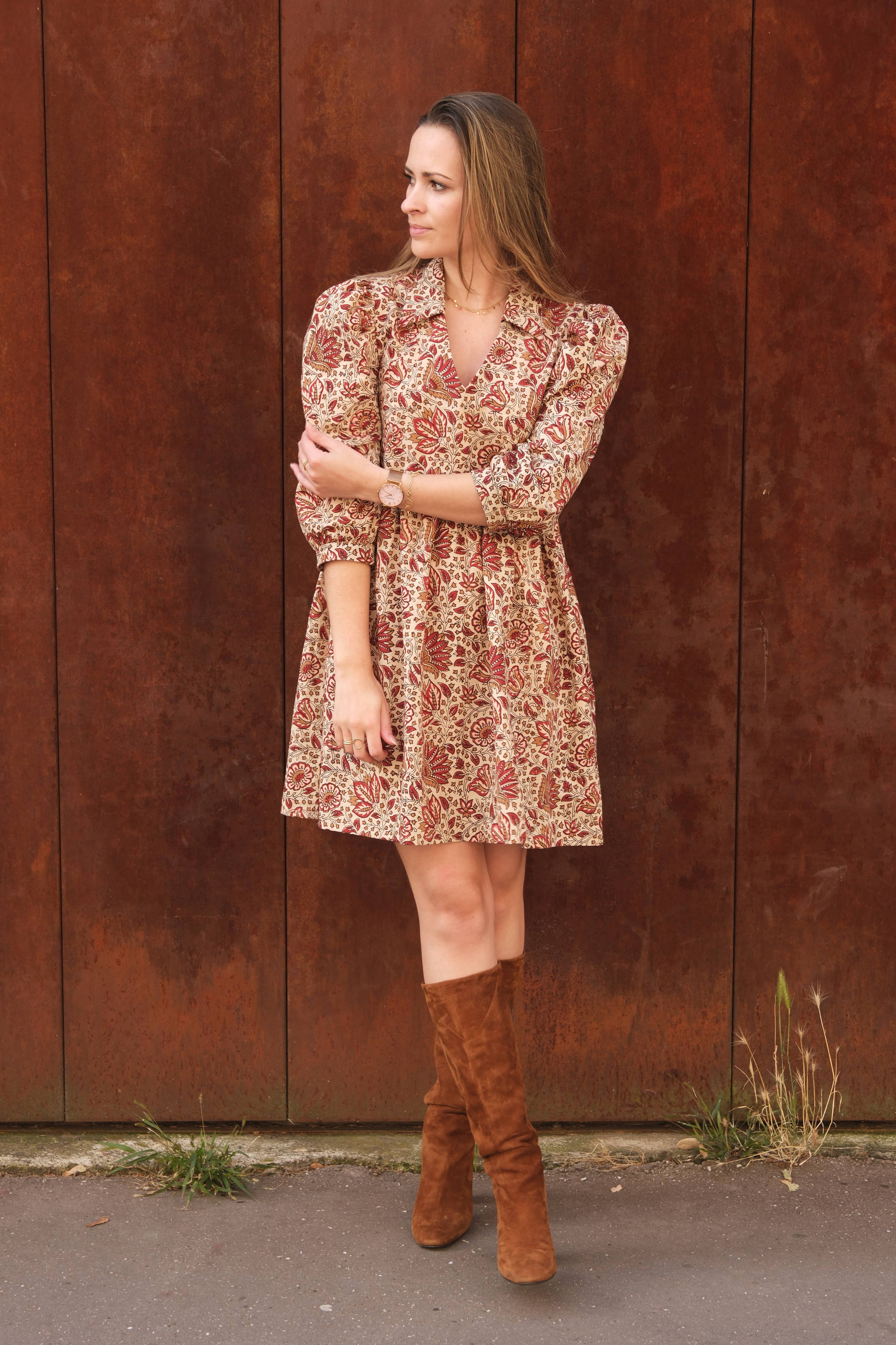 Cha' coud patterns - Lison dress - English