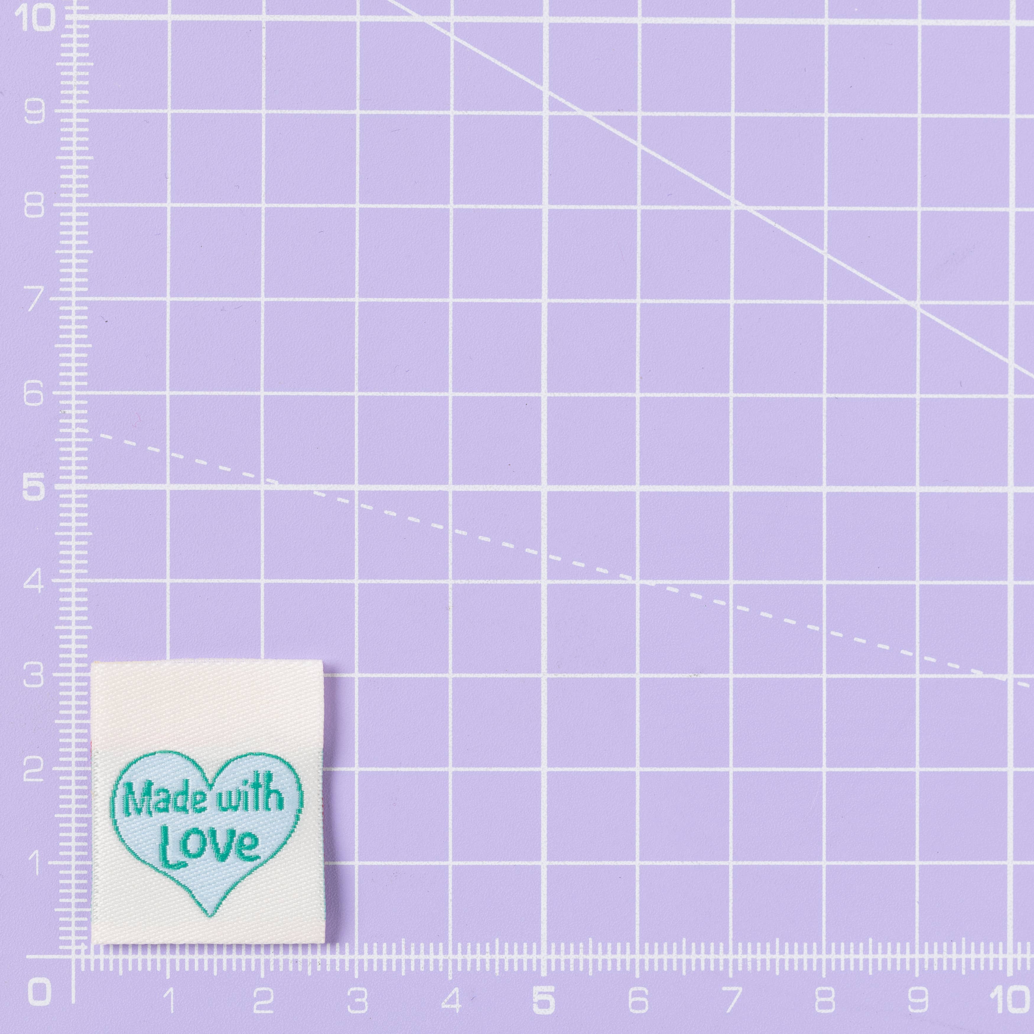 Little Rosy Cheeks - Made with love - Sewing Labels for Clothes and Gifts - Pack of 6