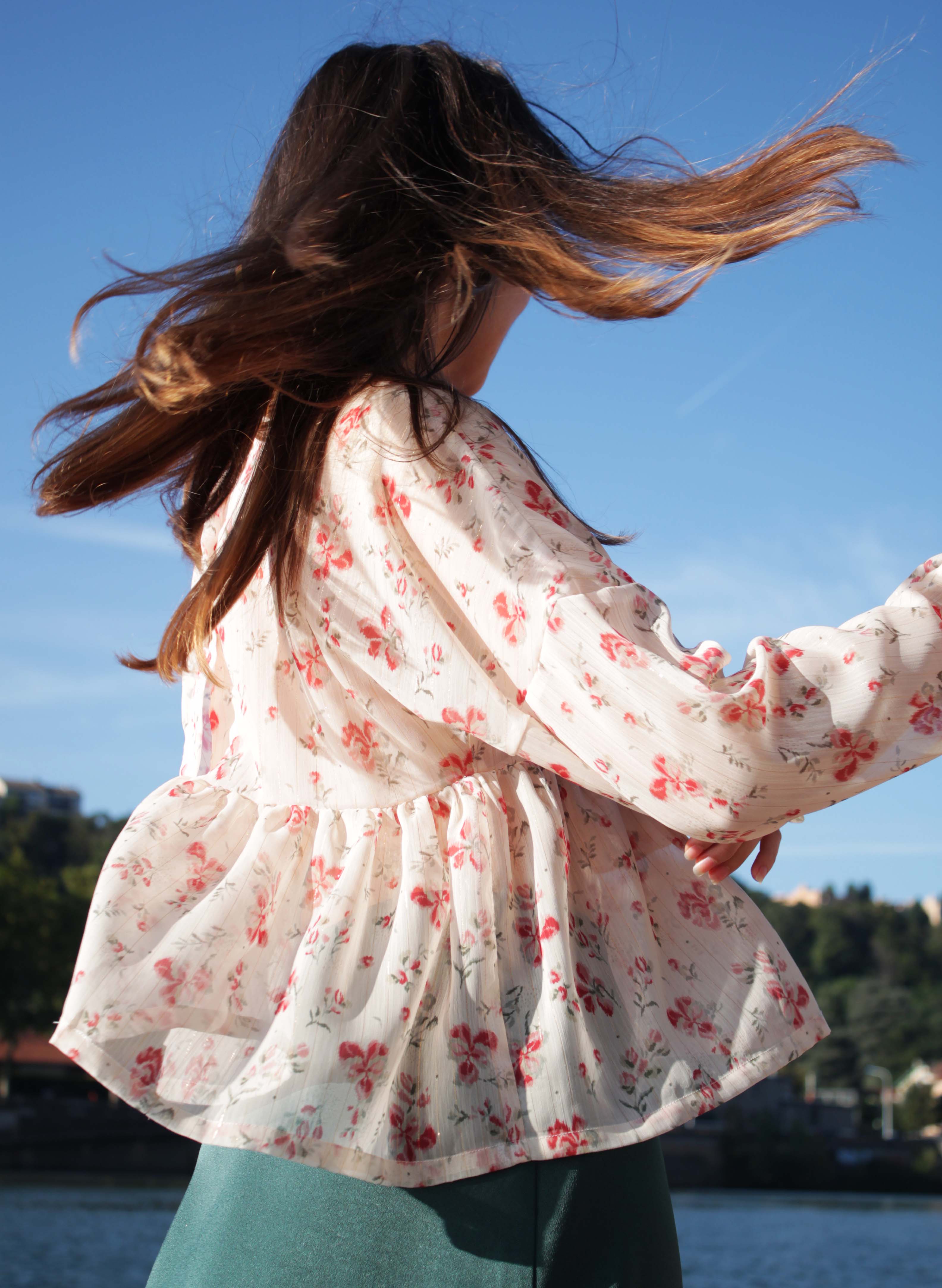 Cha' coud patterns - The Lehoïa blouse - French