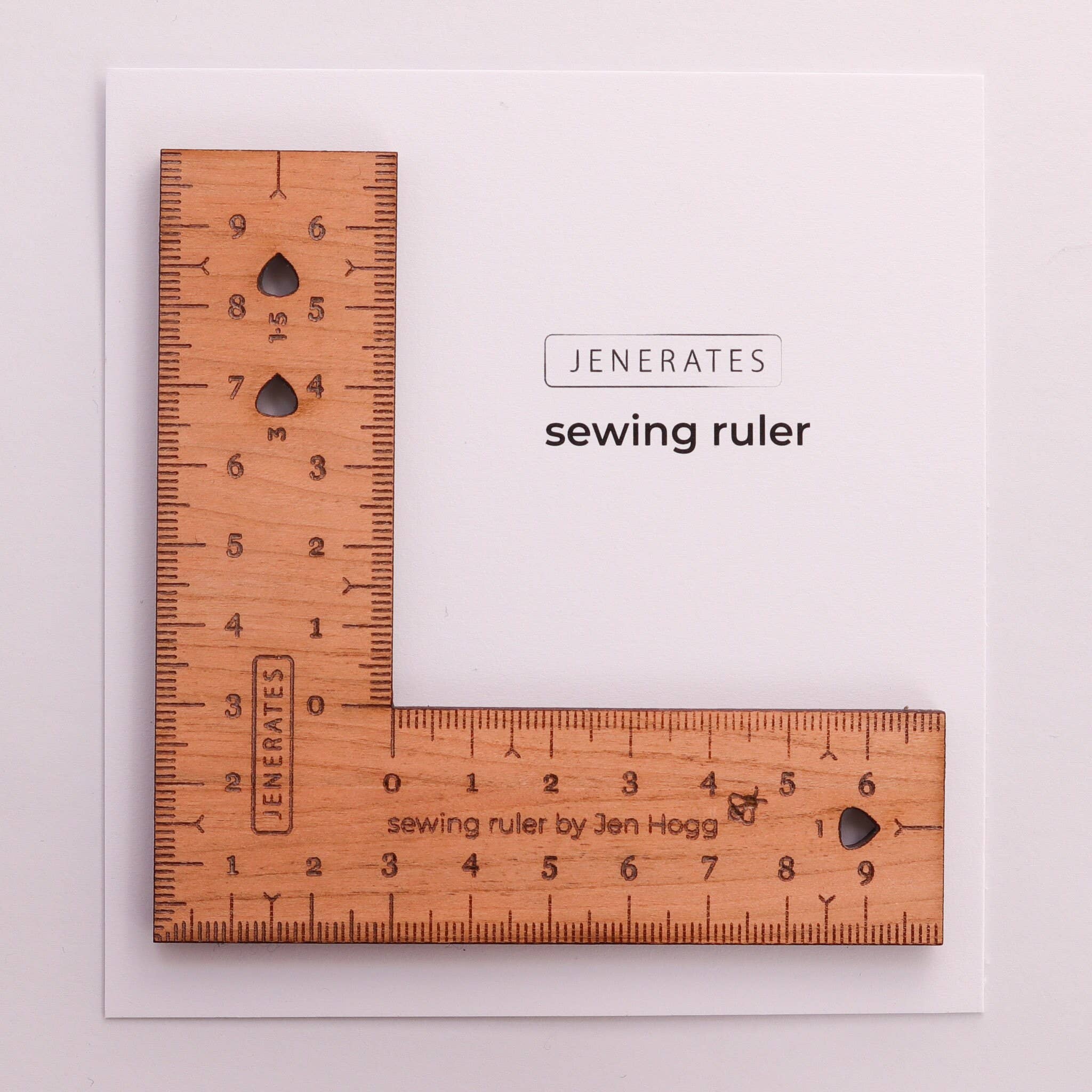 Jenerates Sewing Rulers: Sewing Ruler: Imperial