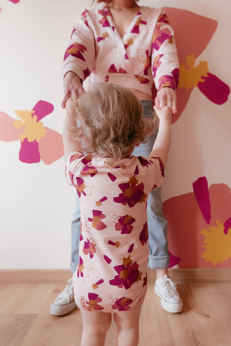 Organic Cotton Jersey Fabric – Anémone Nude – Eglantine et Zoé