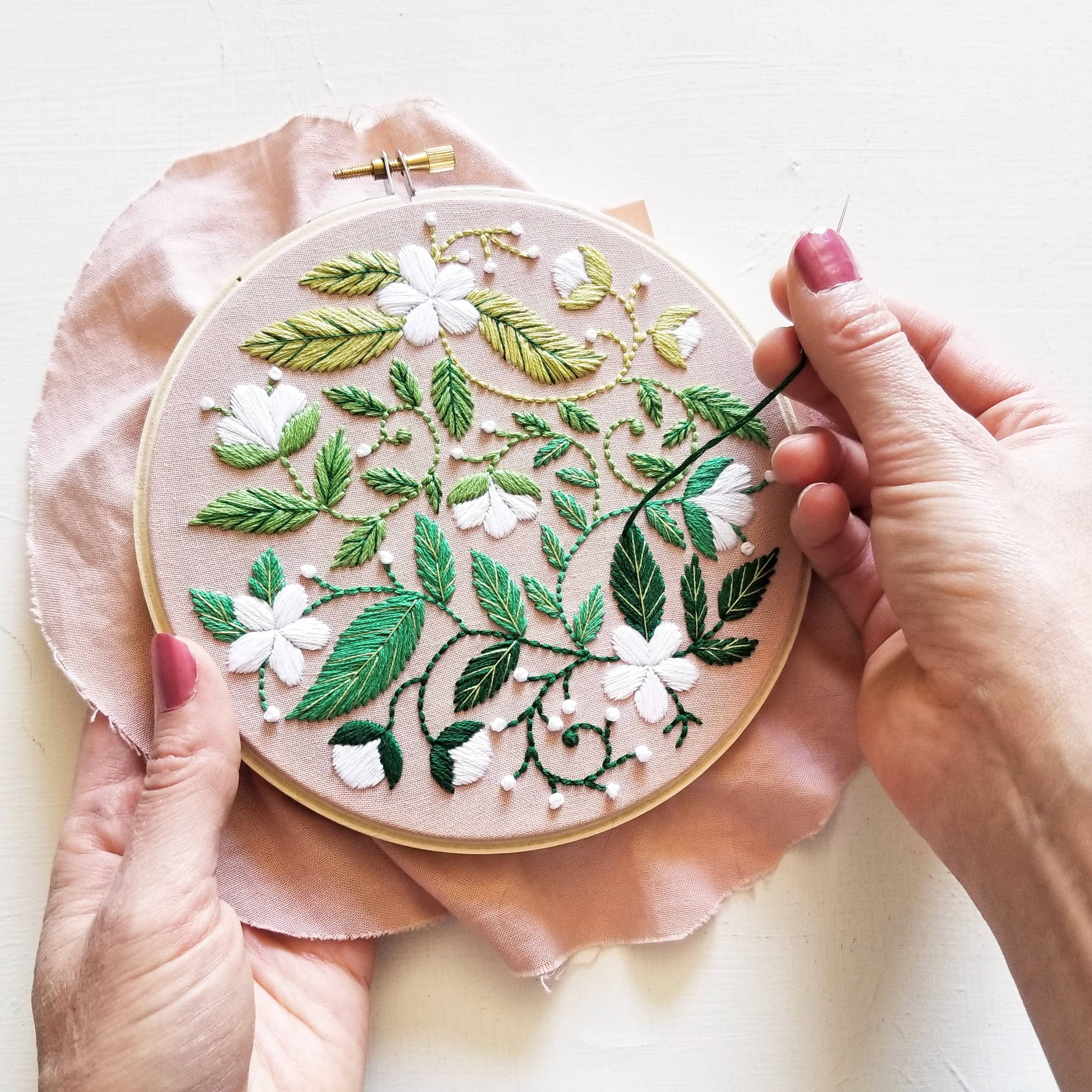 Jessica Long - Blissful Blooms Beginner Embroidery Kit