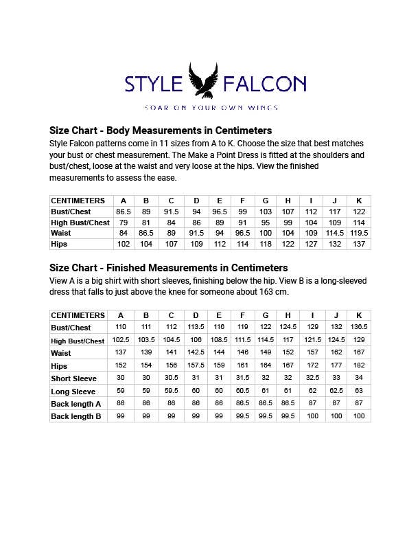 Style Falcon Make a Point Dress Sewing Pattern