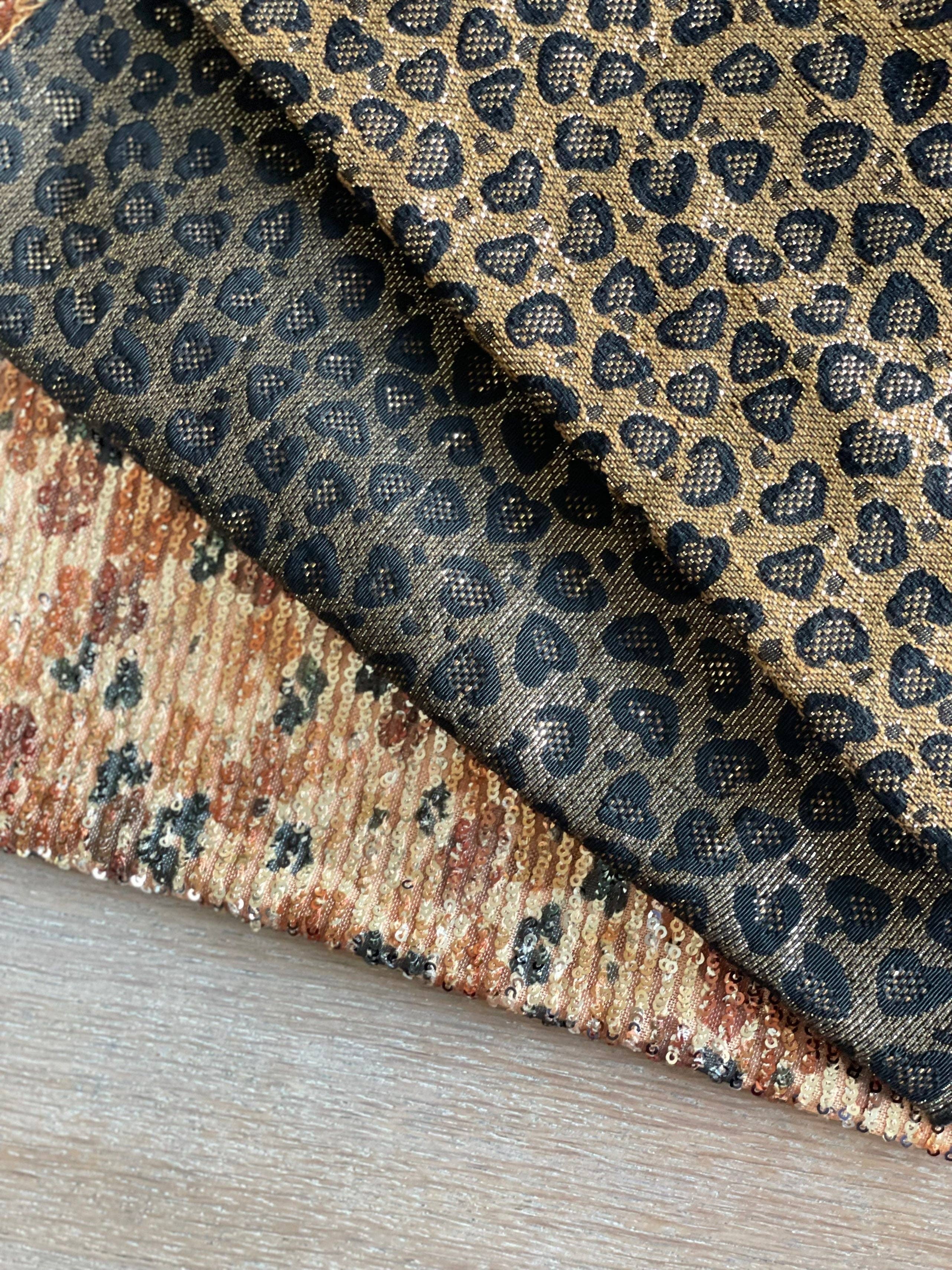Jacquard Fabric- Leo Black & Gold - Atelier 27