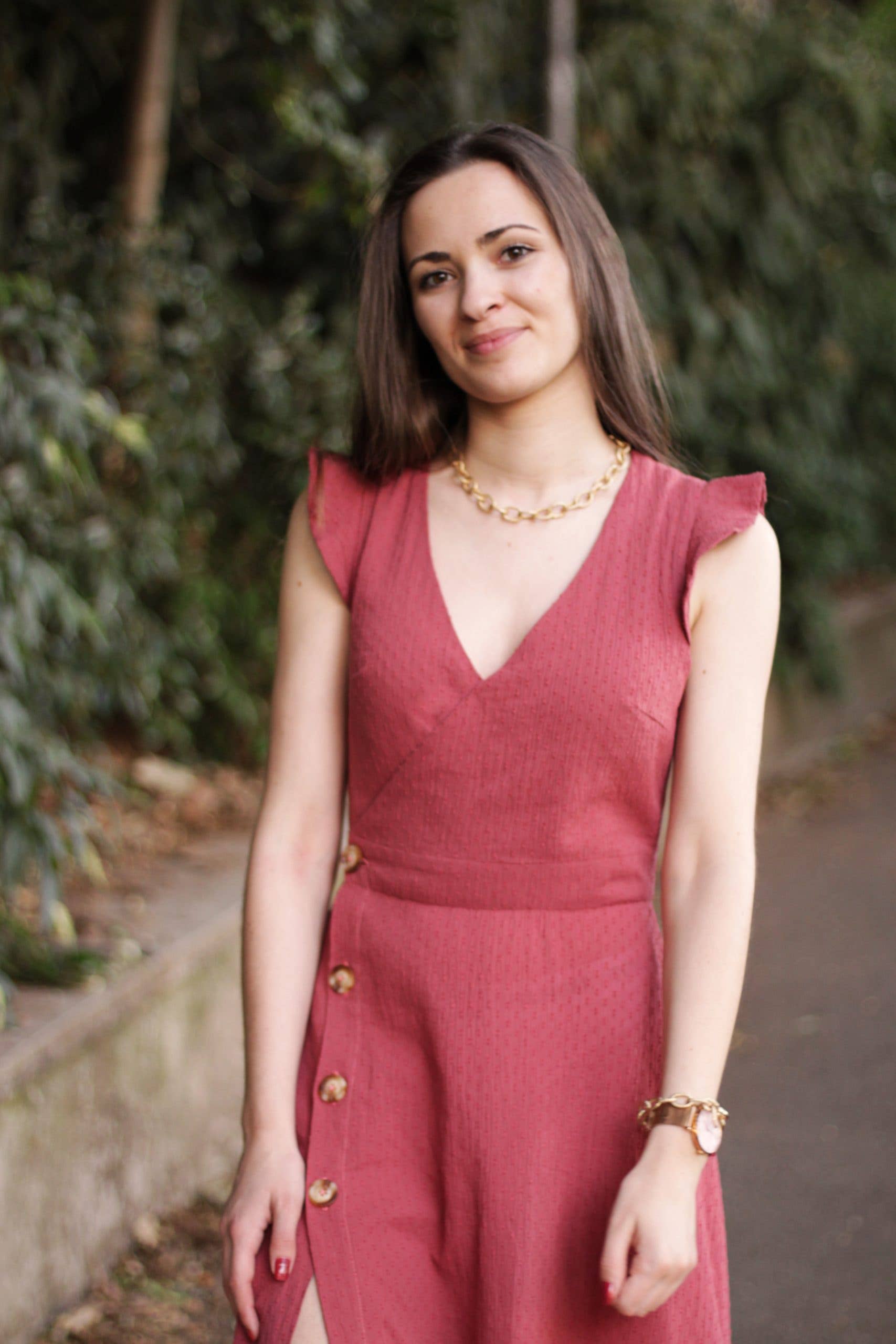 Cha' coud - Alix dress printed pattern (English)