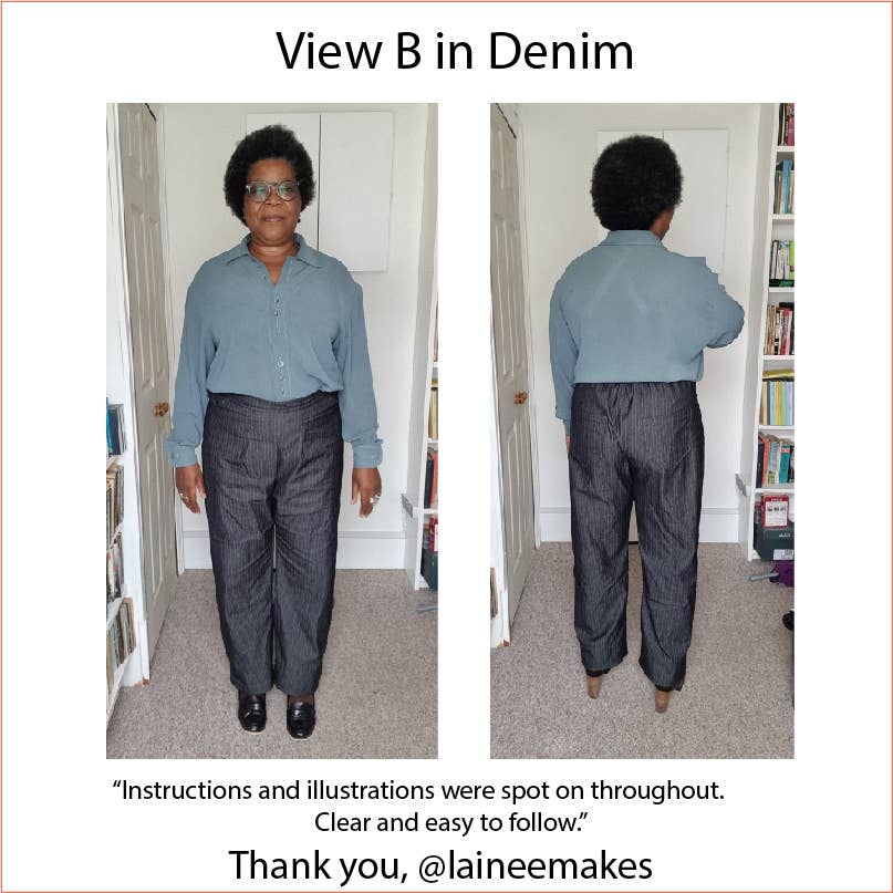 Style Falcon Secret Jeans Trousers Sewing Pattern