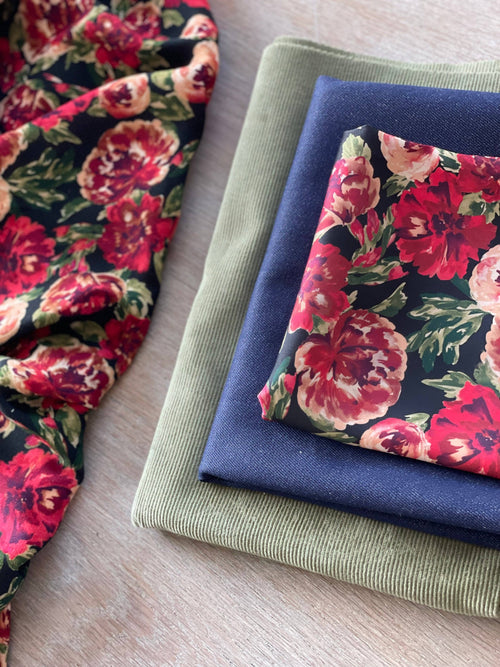 Moroccan Viscose Crepe - Paula Print - Atelier 27