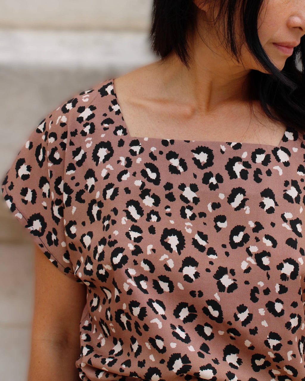 Viscose Poplin Fabric – Mocha Leopard – My Dress Made