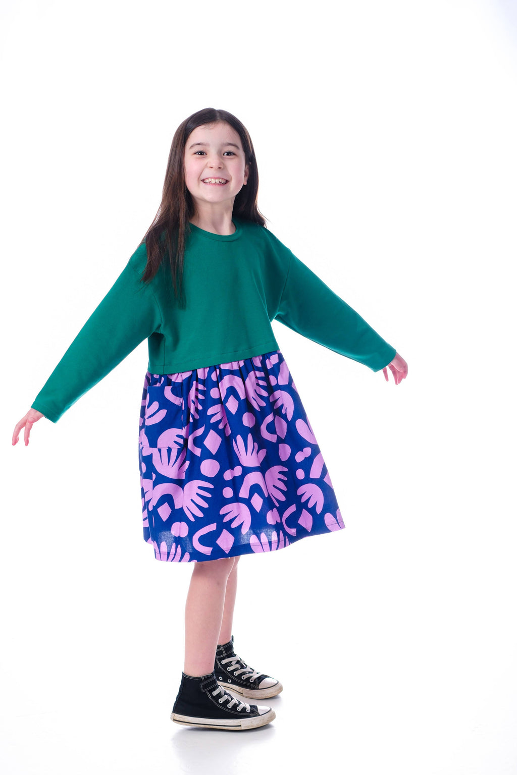 Little Rosy Cheeks - MIZZLE Dress pattern - Children's Sewing Pattern