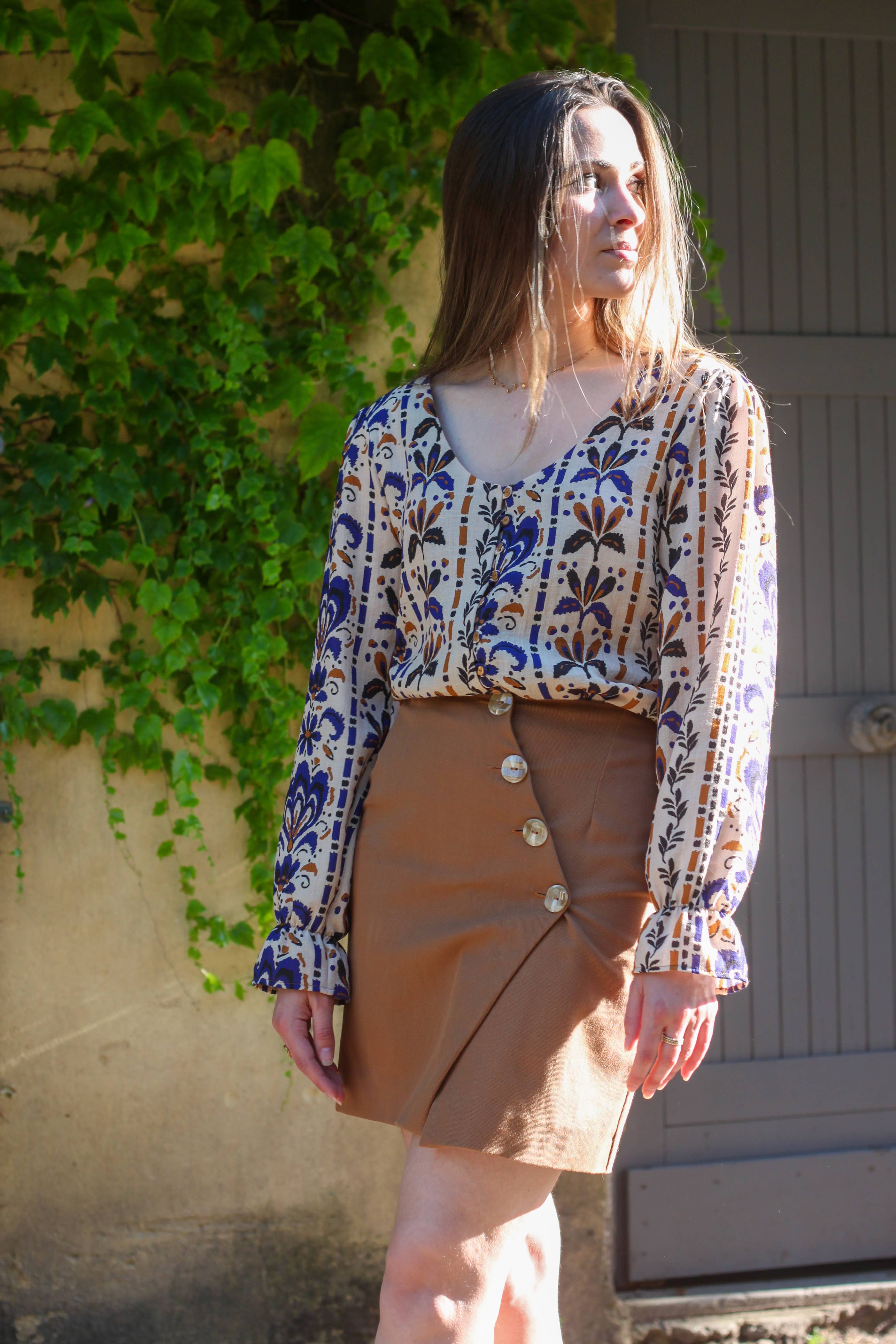 Cha' coud patterns - Amélie skirt - English