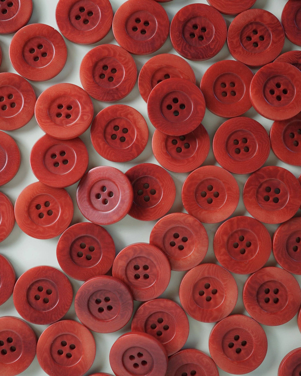 Amber 1" Corozo Nut Buttons: Set of 4