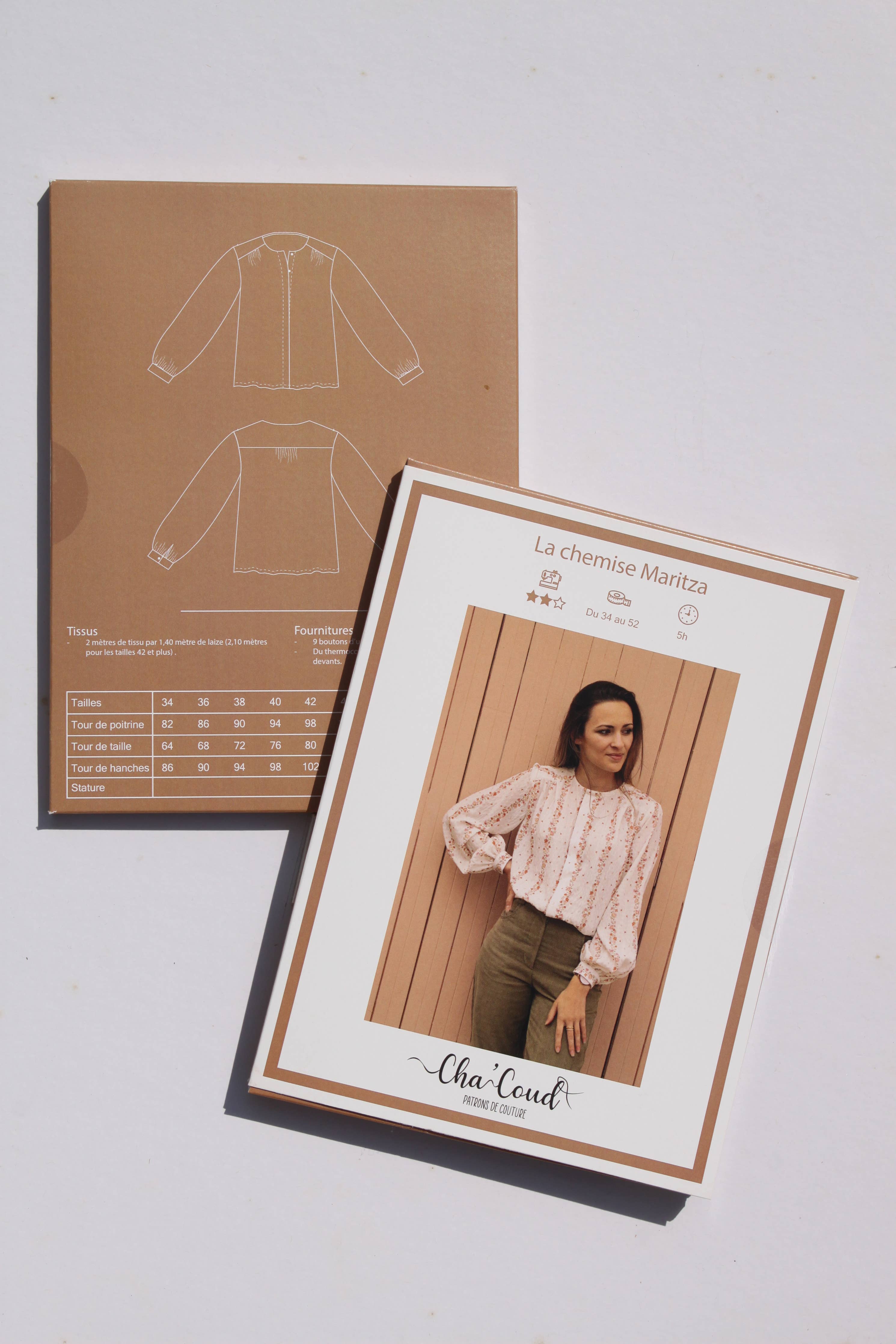 Cha' coud patterns - Maritza shirt - English