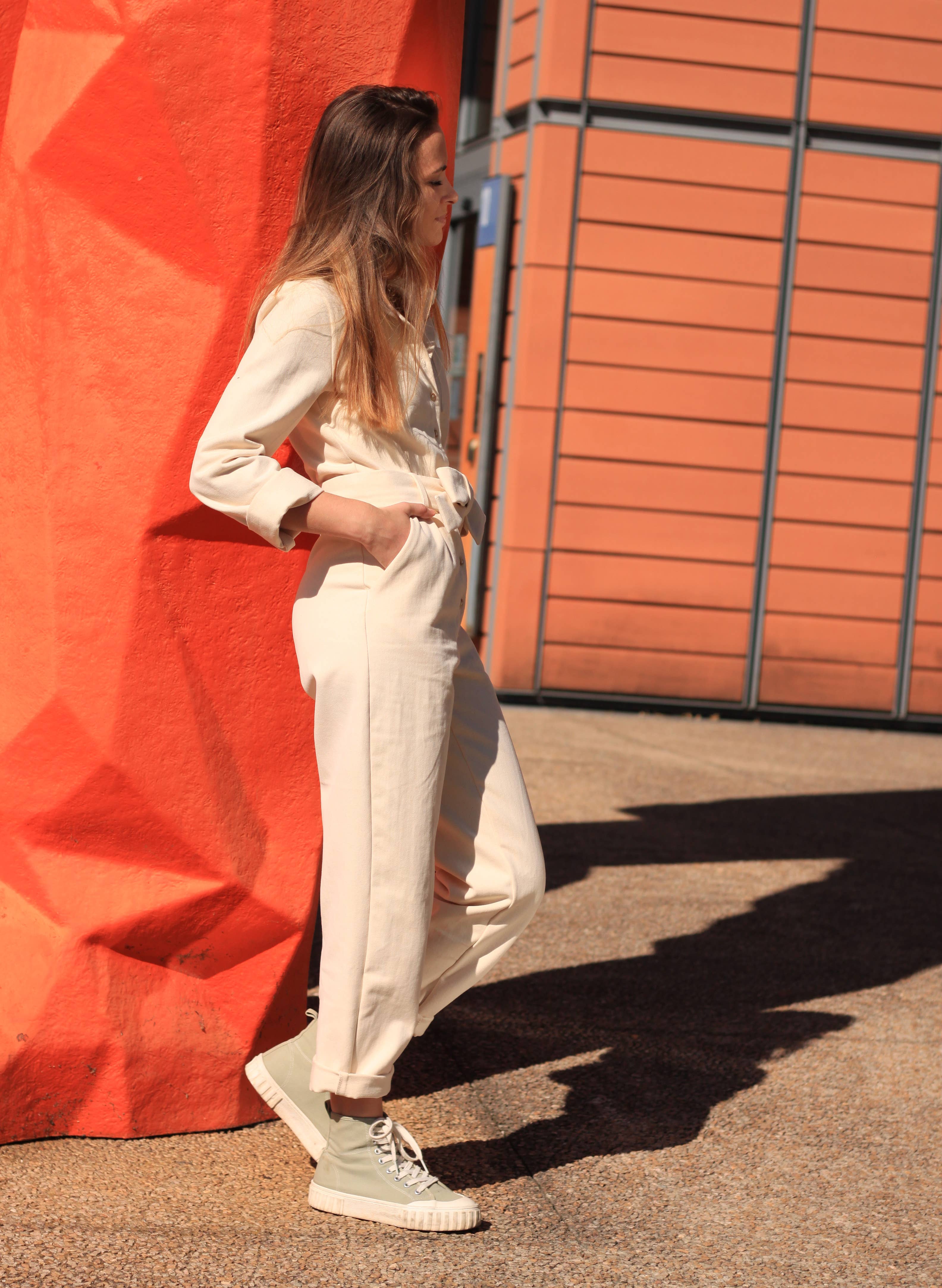 Cha' coud patterns - Imaé jumpsuit - English