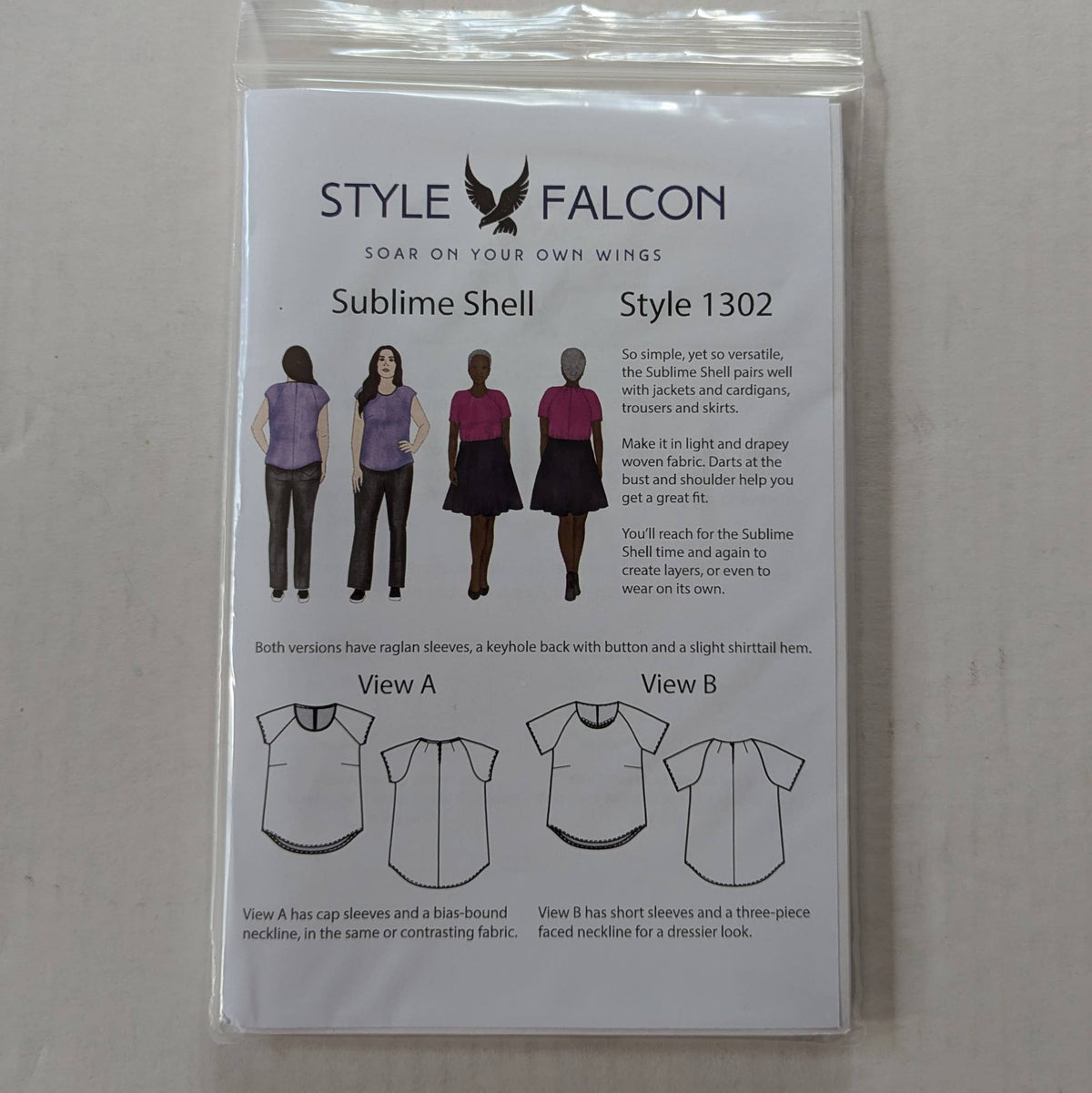 Style Falcon Sublime Shell Sewing Pattern