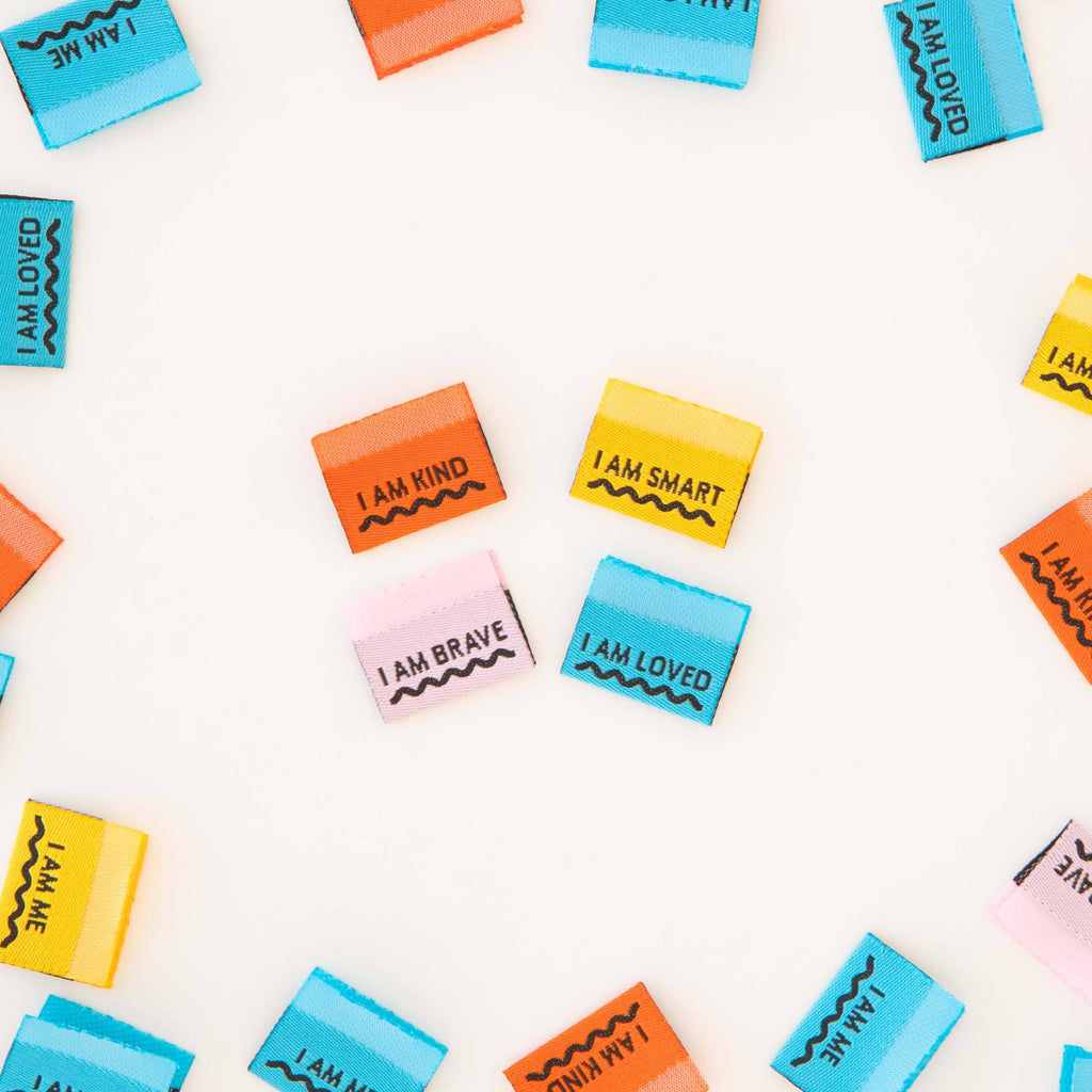 Sarah Hearts - Affirmations Multipack of Woven Sewing Clothing & Quilt Labels