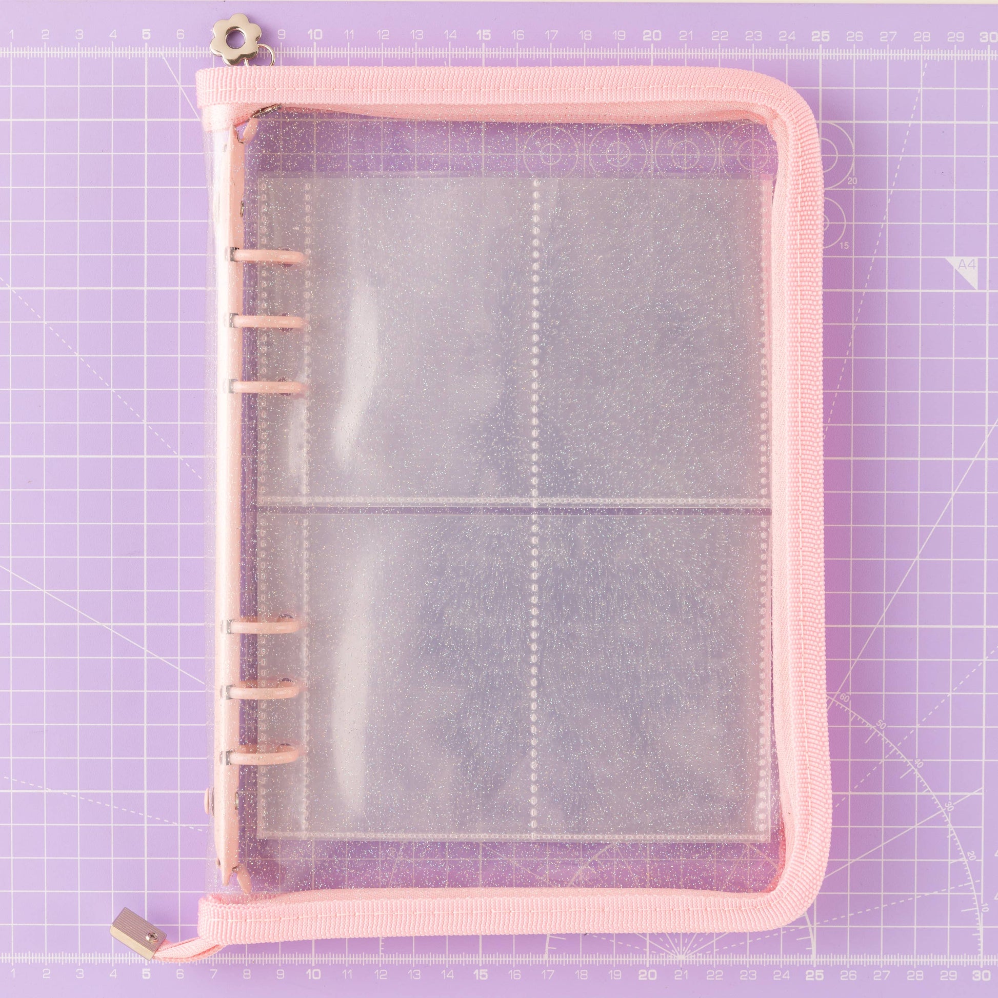 LABEL STASH FOLDER - PINK - Sewing Label Storage
