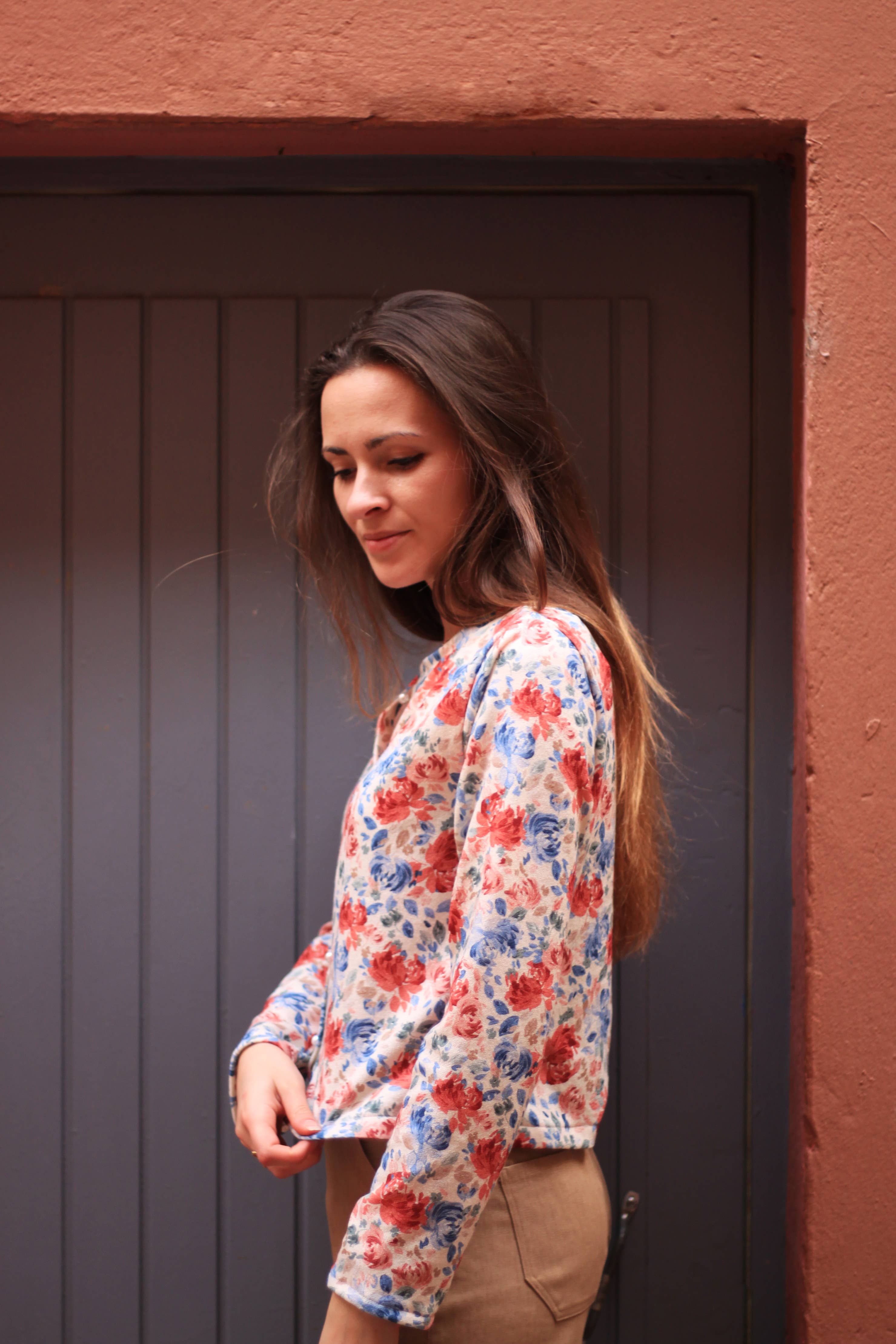 Cha' coud patterns - Isalys cardigan - English
