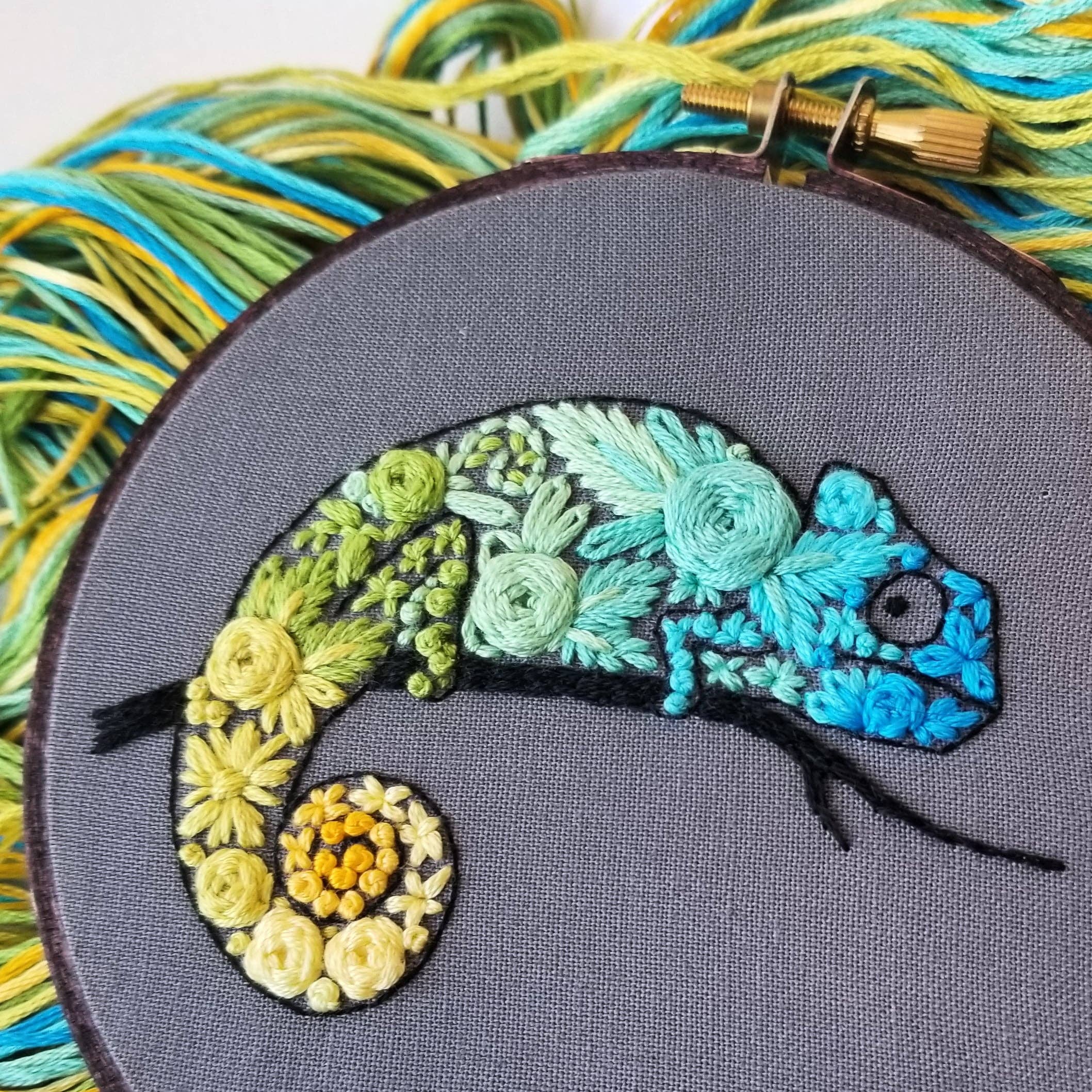 Jessica Long - Chameleon Beginner Needlepoint Kit