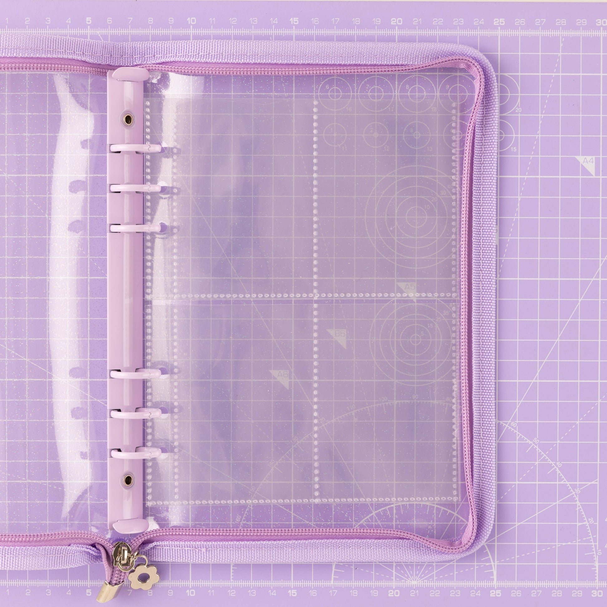 LABEL STASH FOLDER - PURPLE - Sewing Label Storage