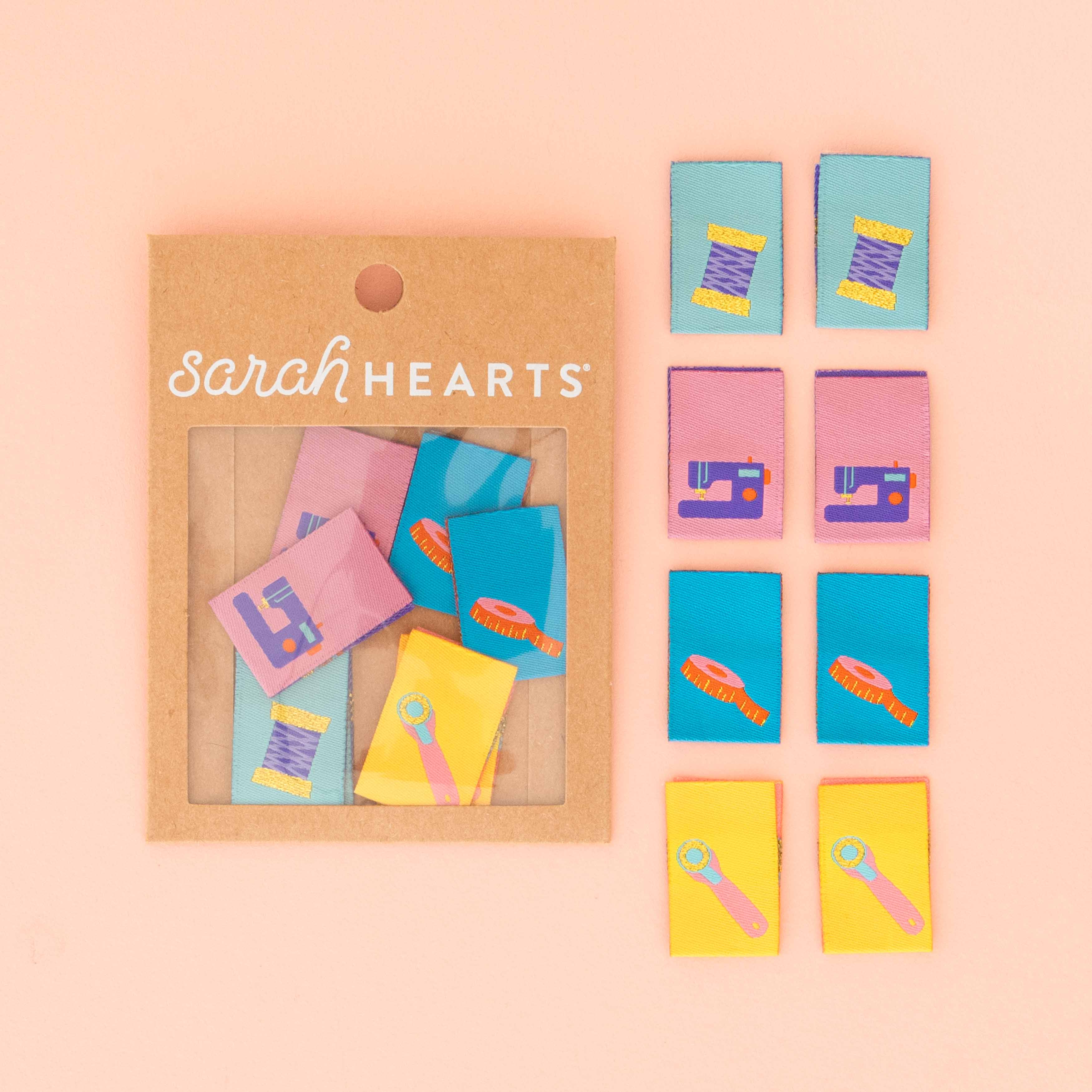 Sarah Hearts - Sewing Notions and Tools - Sewing Woven Clothing Label Tags