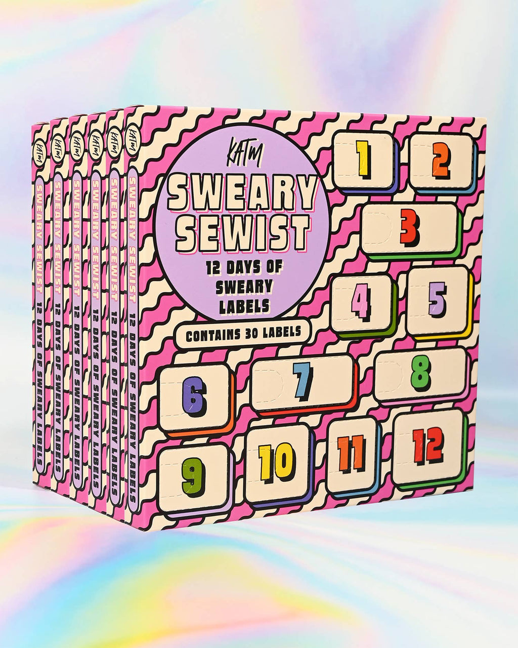 2026 Sweary Sewist Advent Calendar (12 Windows) | Case of 6