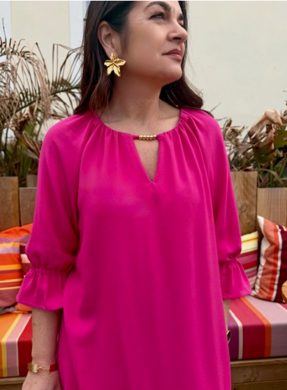 Viscose Crepe Fabric – Fuchsia Limited Edition | My Dress Made